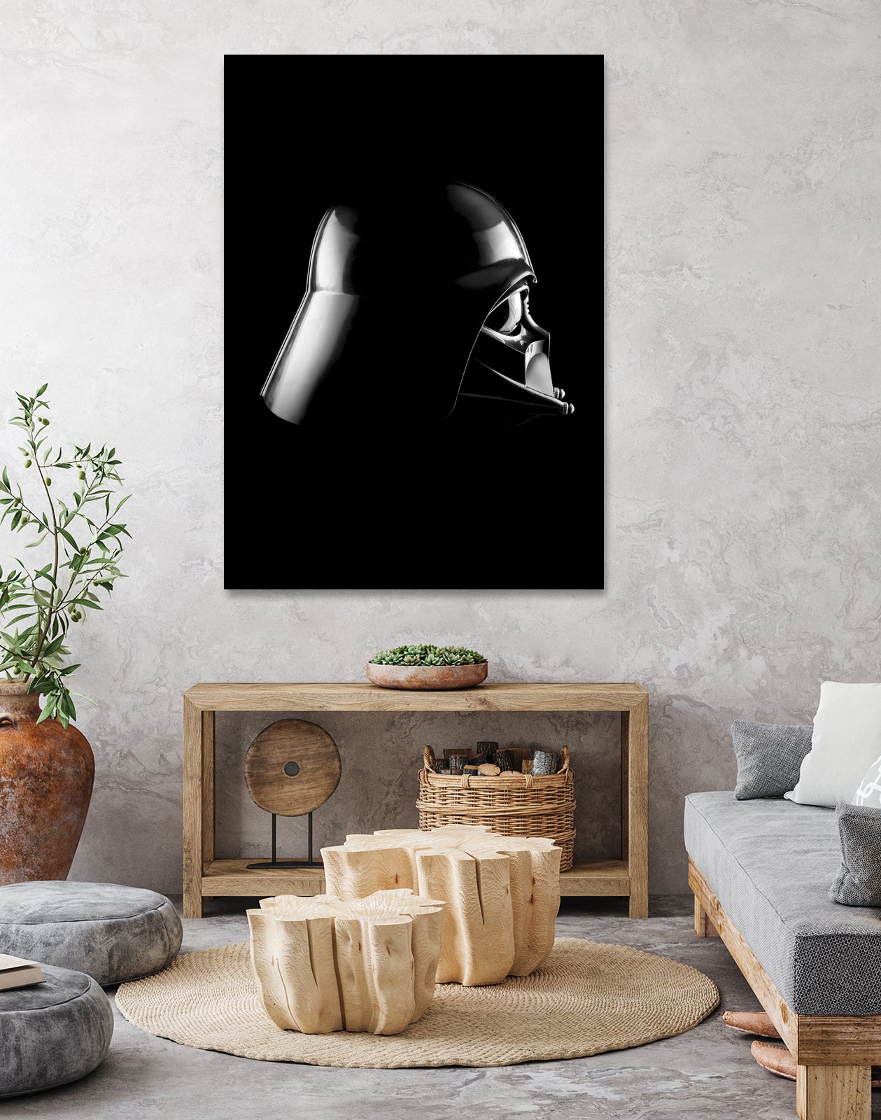 Dark Side - Vader by Paul Hollingworth on GIANT ART - black photo illustration