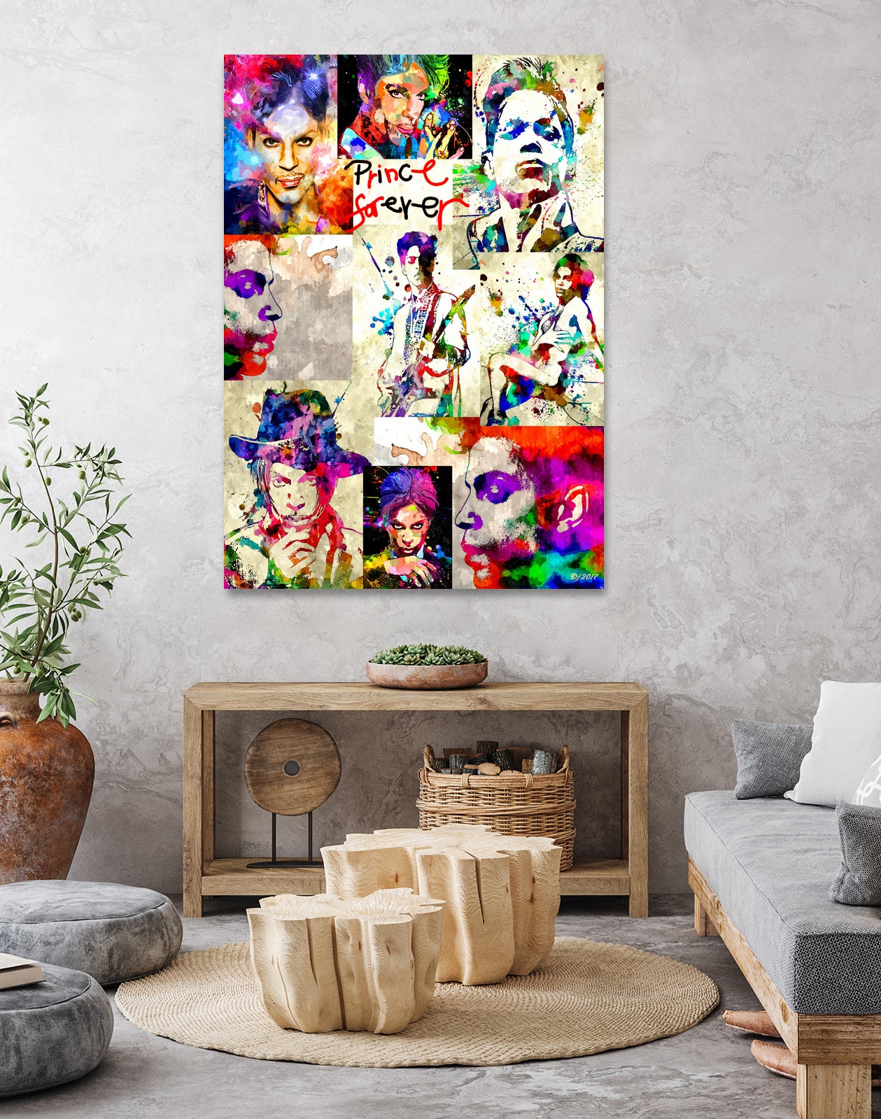 Prince Forever by Daniel Janda on GIANT ART - brown digital painting