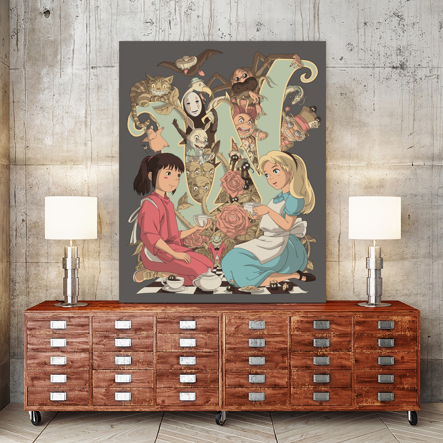 Wonderlands by Bernarda Rubiales on GIANT ART - gray digital painting