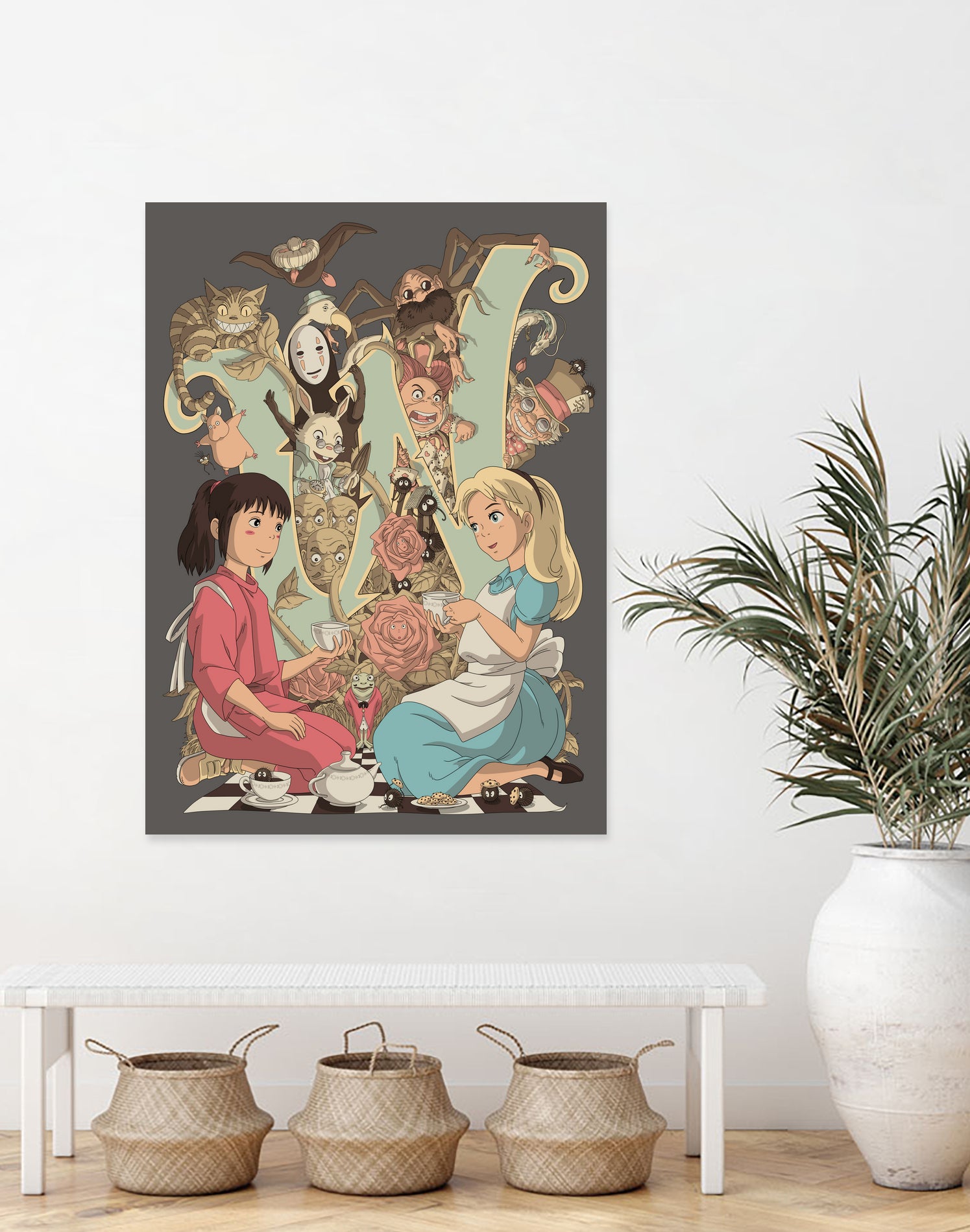 Wonderlands by Bernarda Rubiales on GIANT ART - gray digital painting