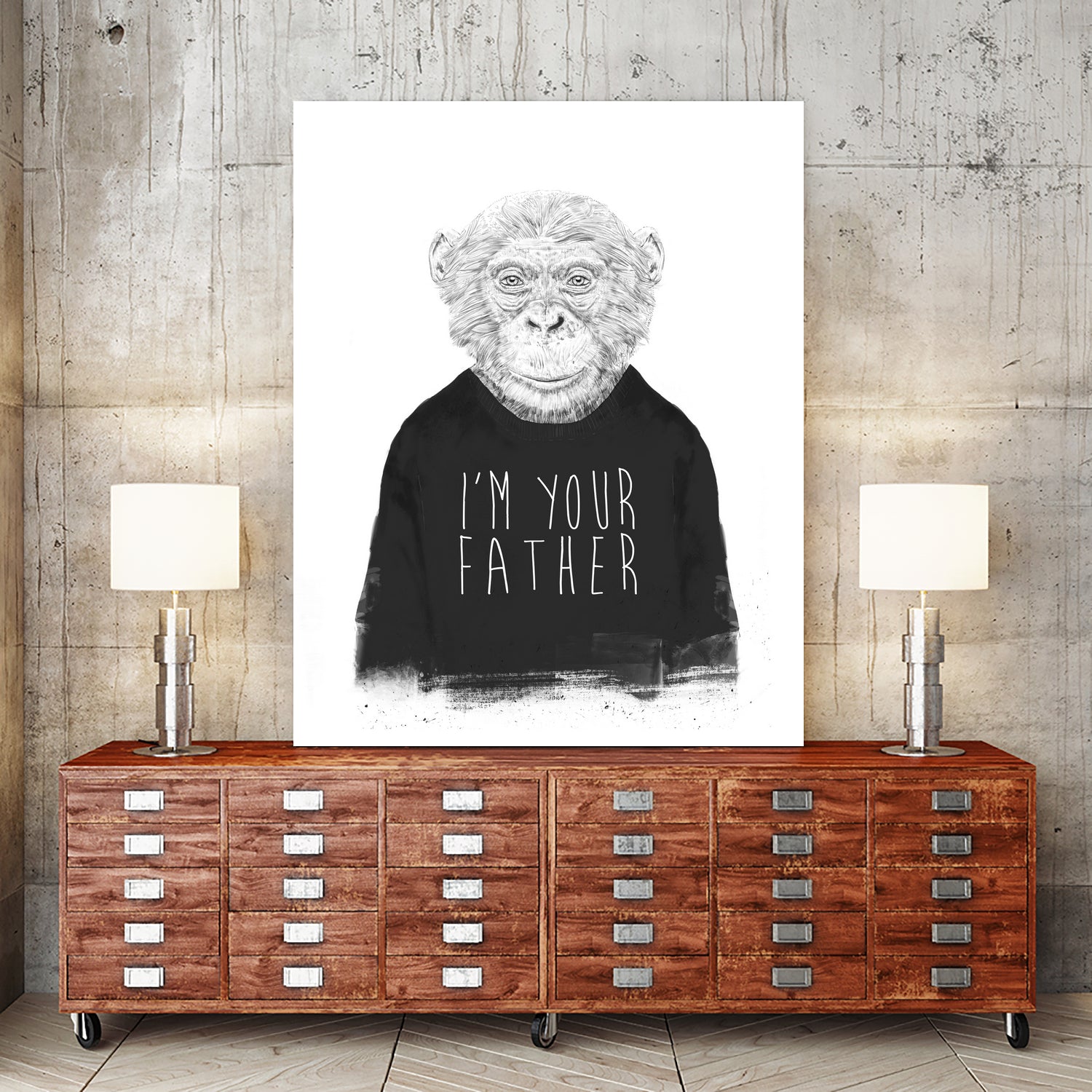 I'm your father by Solti Balázs on GIANT ART - white digital drawing