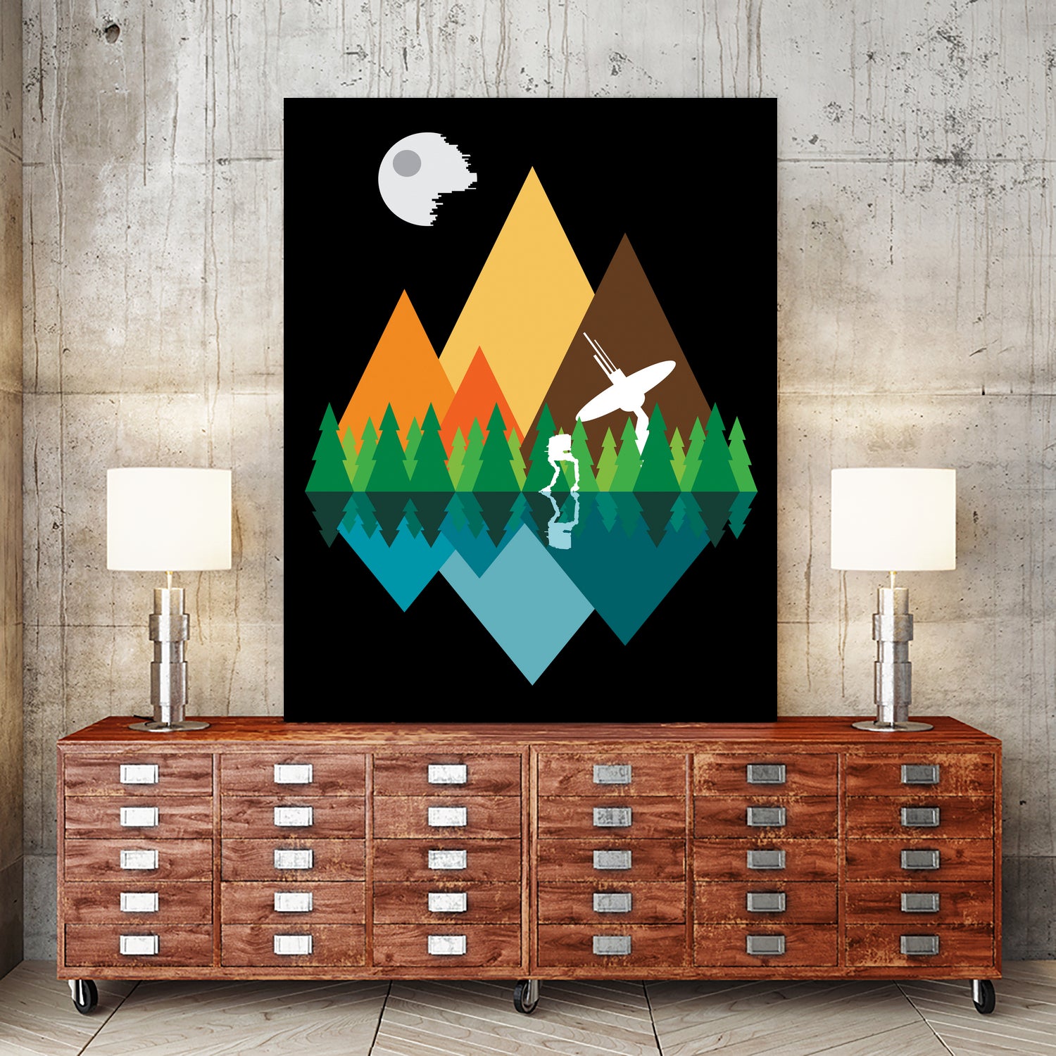 Forest view by Antonio Camarena on GIANT ART - black digital painting