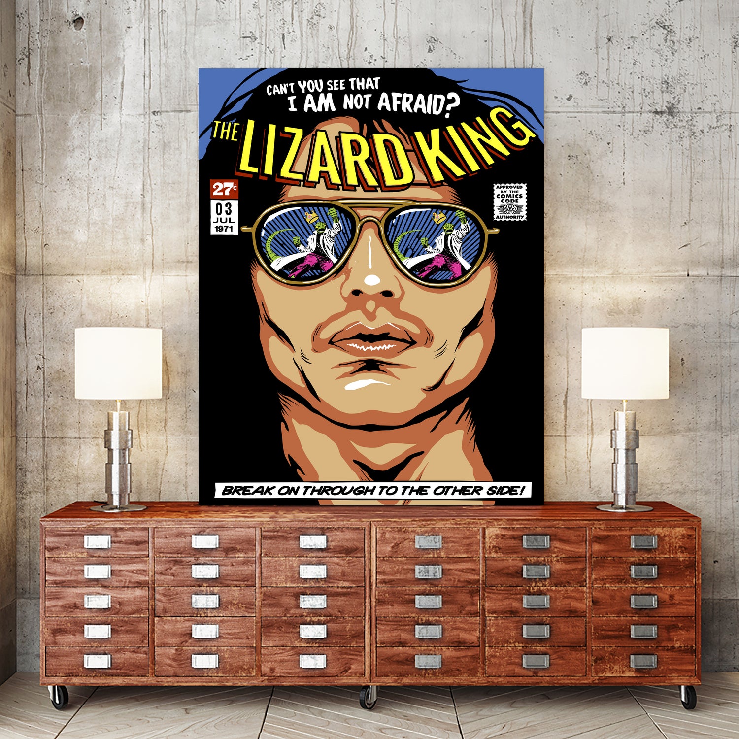 The Lizard King by Bily Mariano da Luz on GIANT ART - black digital drawing