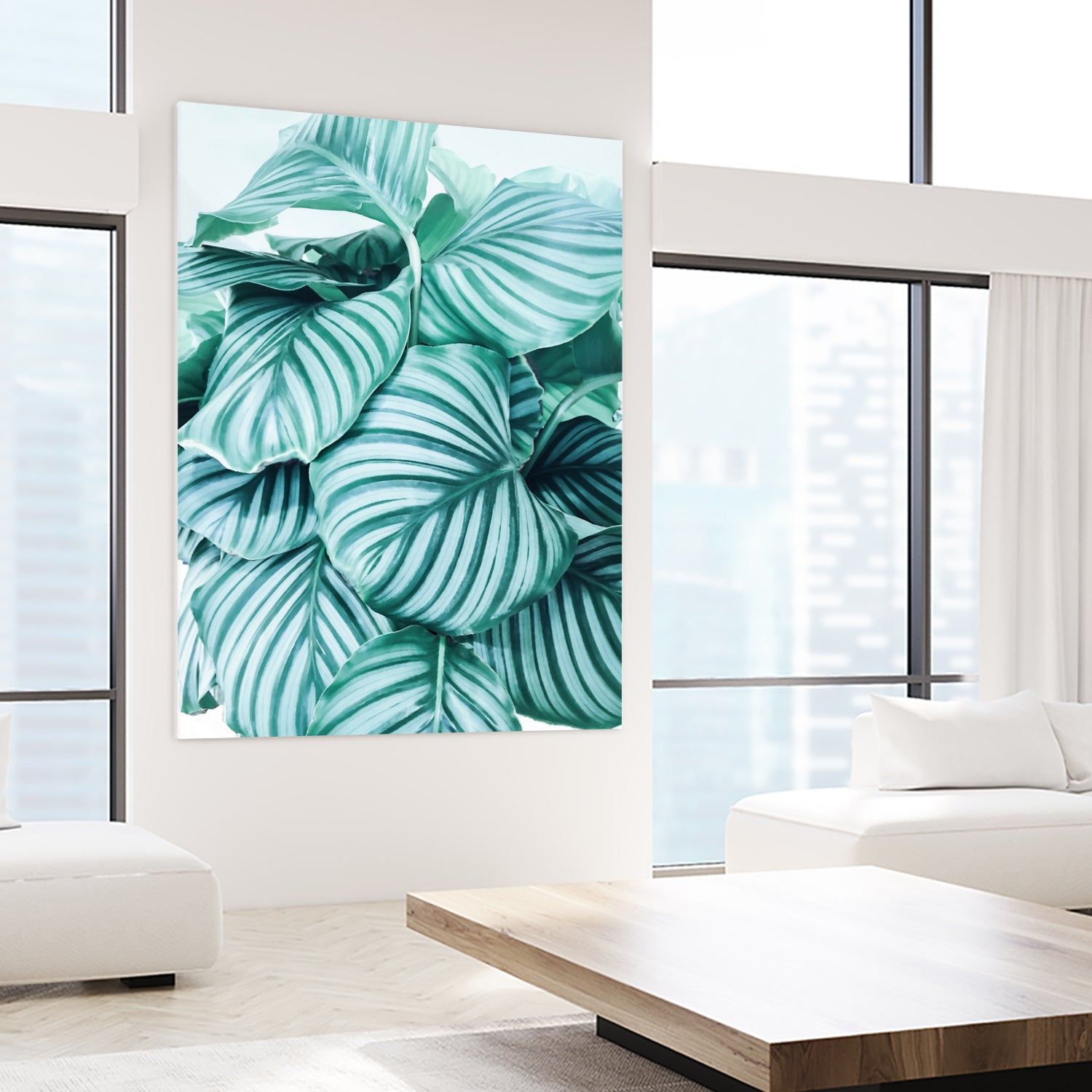 Long embrace - teal green by Gale Switzer on GIANT ART - green photo manipulation