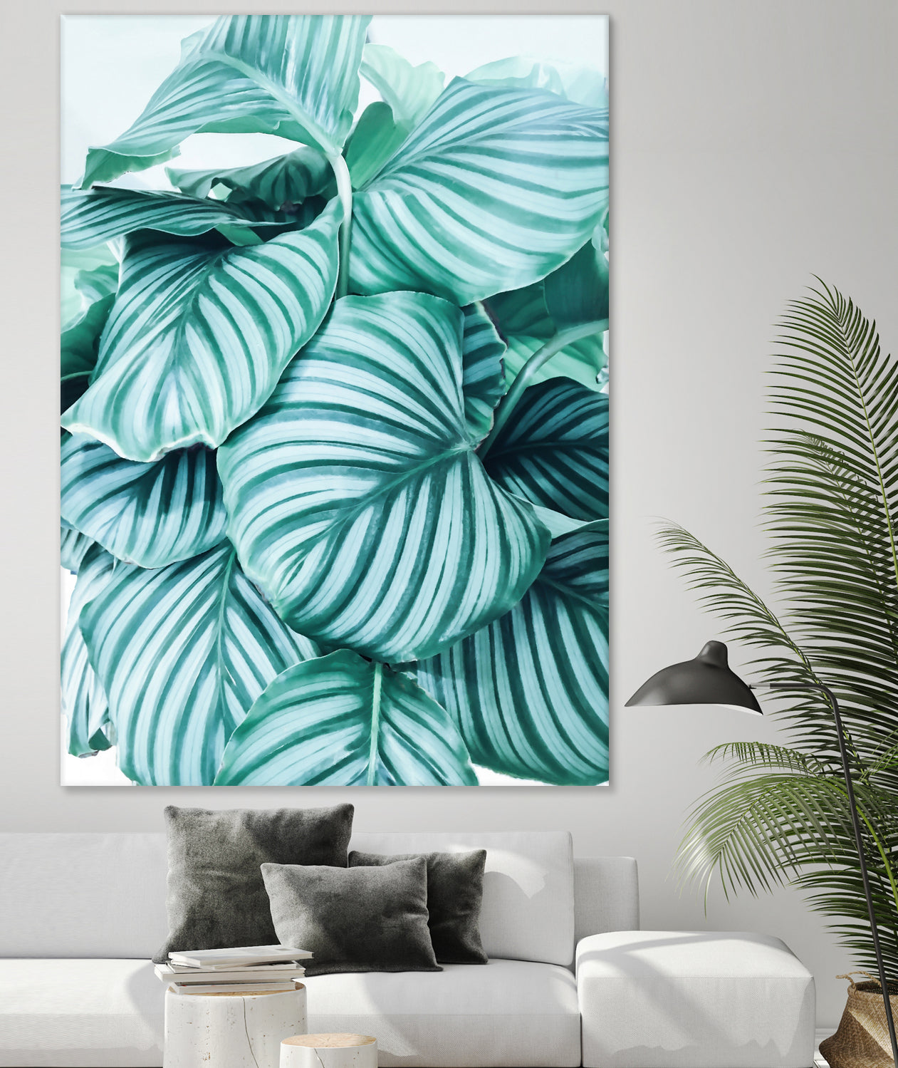 Long embrace - teal green by Gale Switzer on GIANT ART - green photo manipulation