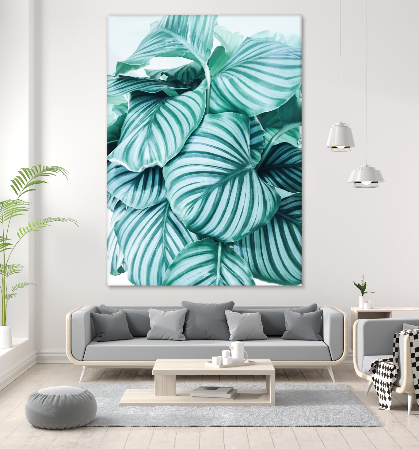 Long embrace - teal green by Gale Switzer on GIANT ART - green photo manipulation