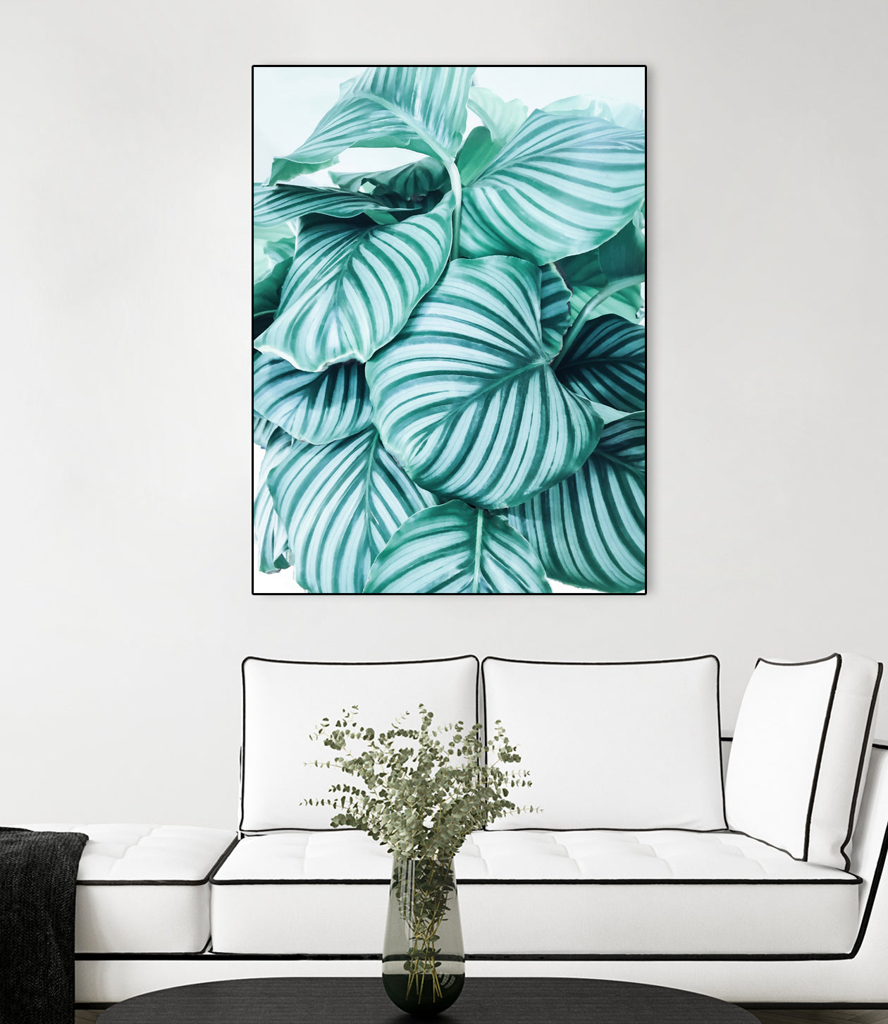 Long embrace - teal green by Gale Switzer on GIANT ART - green photo manipulation