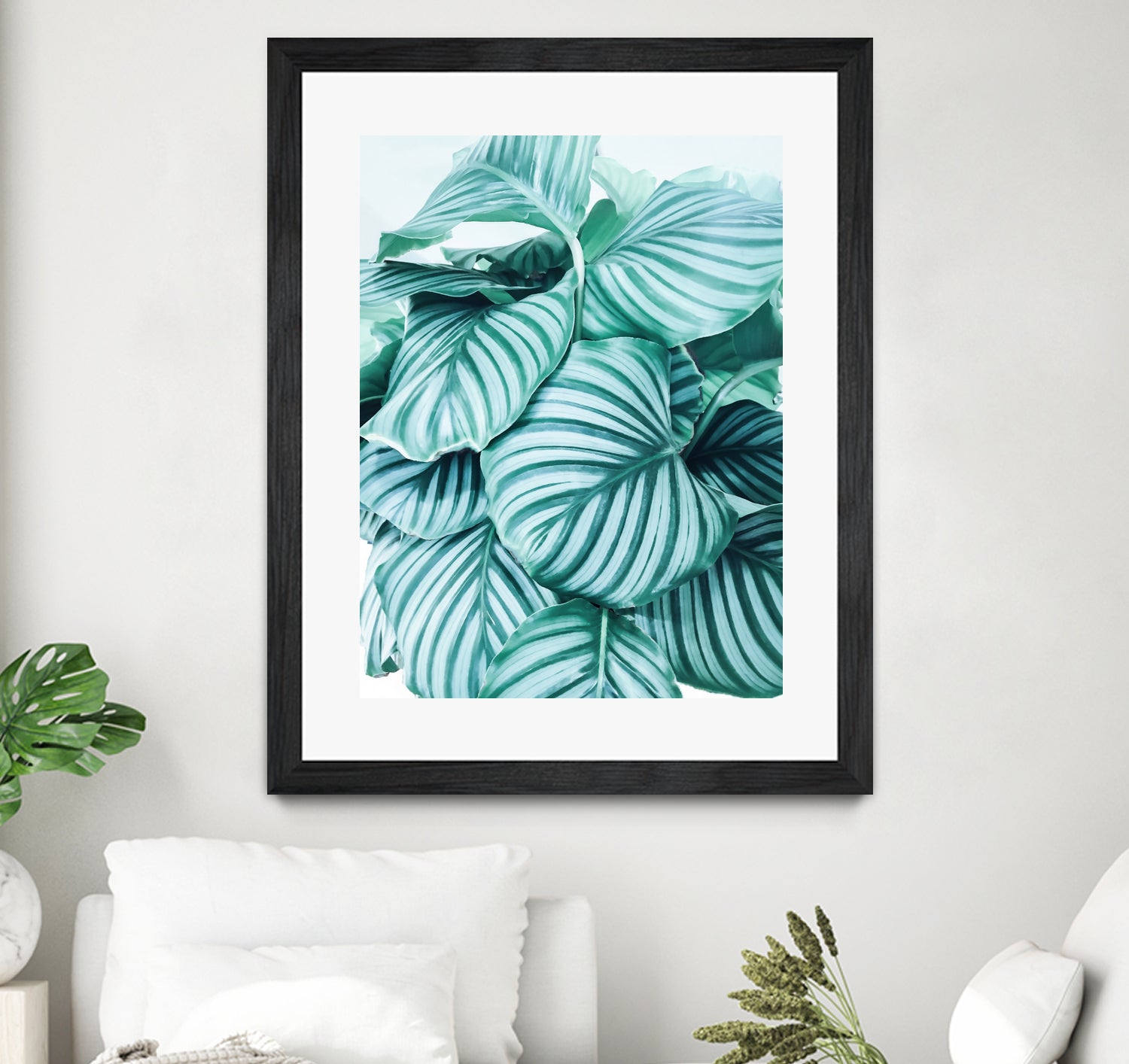 Long embrace - teal green by Gale Switzer on GIANT ART - green photo manipulation