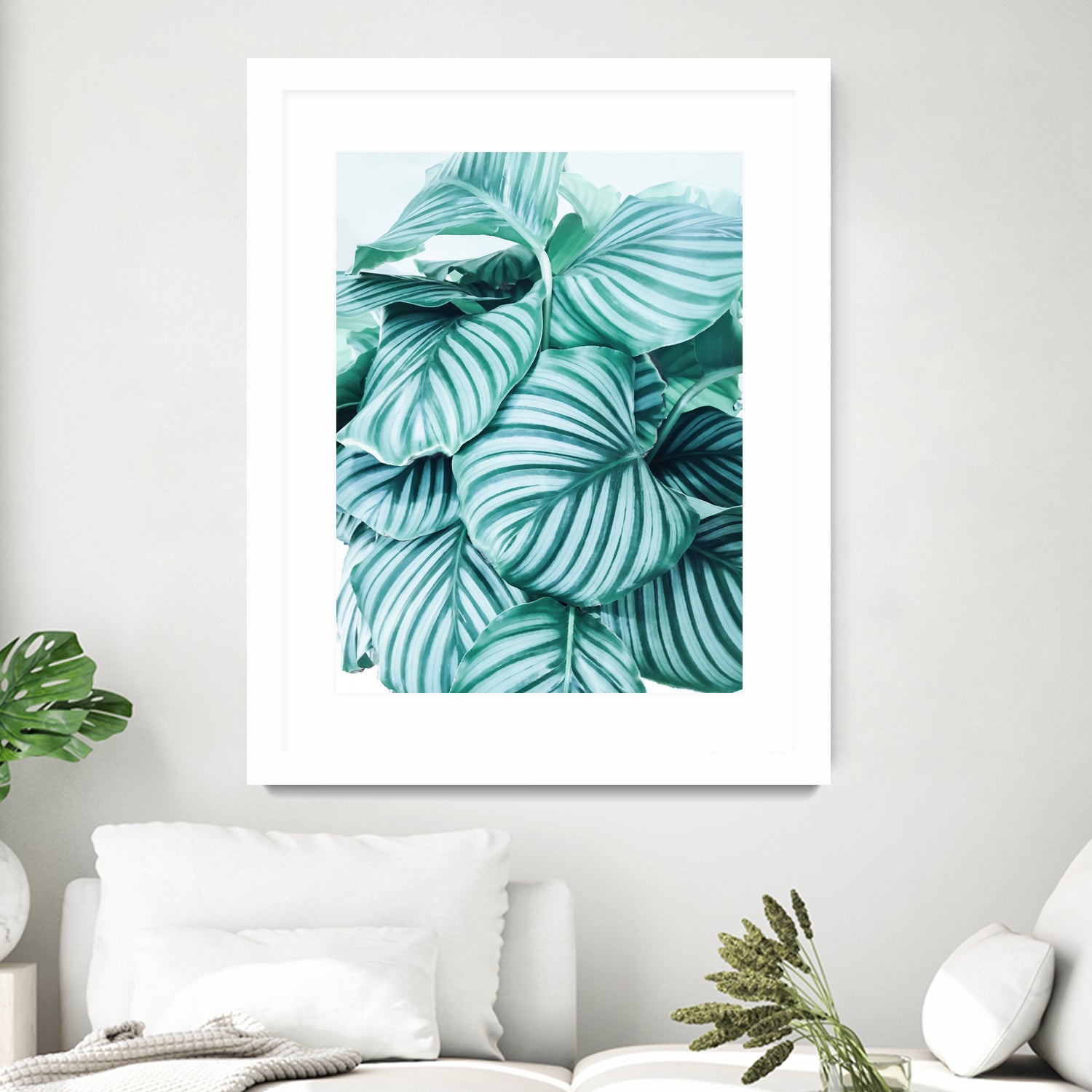 Long embrace - teal green by Gale Switzer on GIANT ART - green photo manipulation