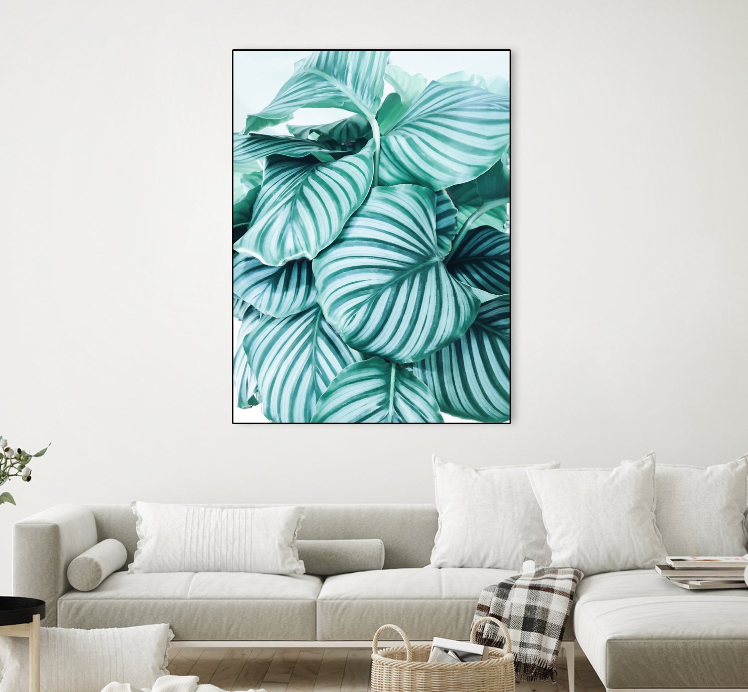 Long embrace - teal green by Gale Switzer on GIANT ART - green photo manipulation