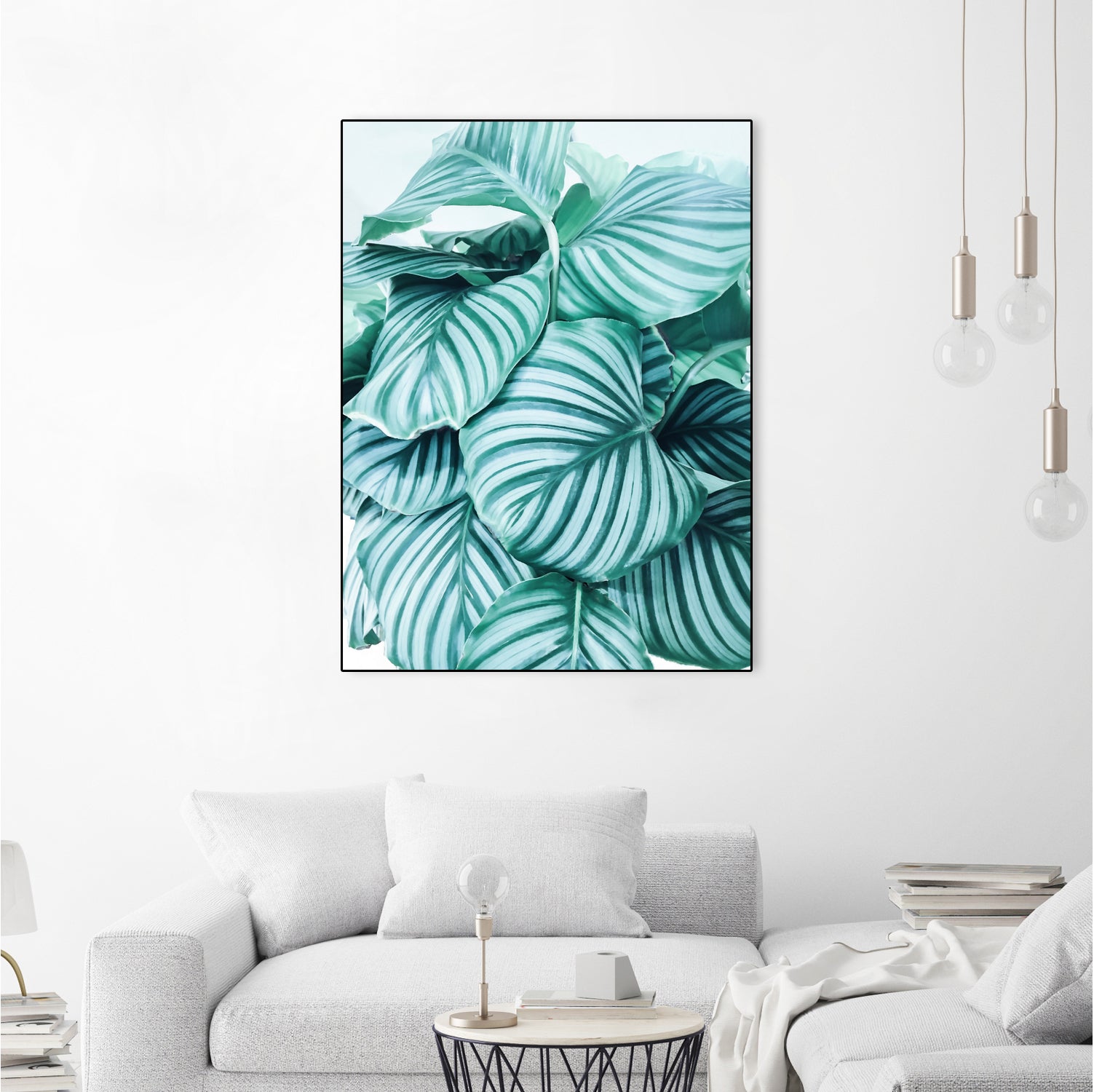 Long embrace - teal green by Gale Switzer on GIANT ART - green photo manipulation