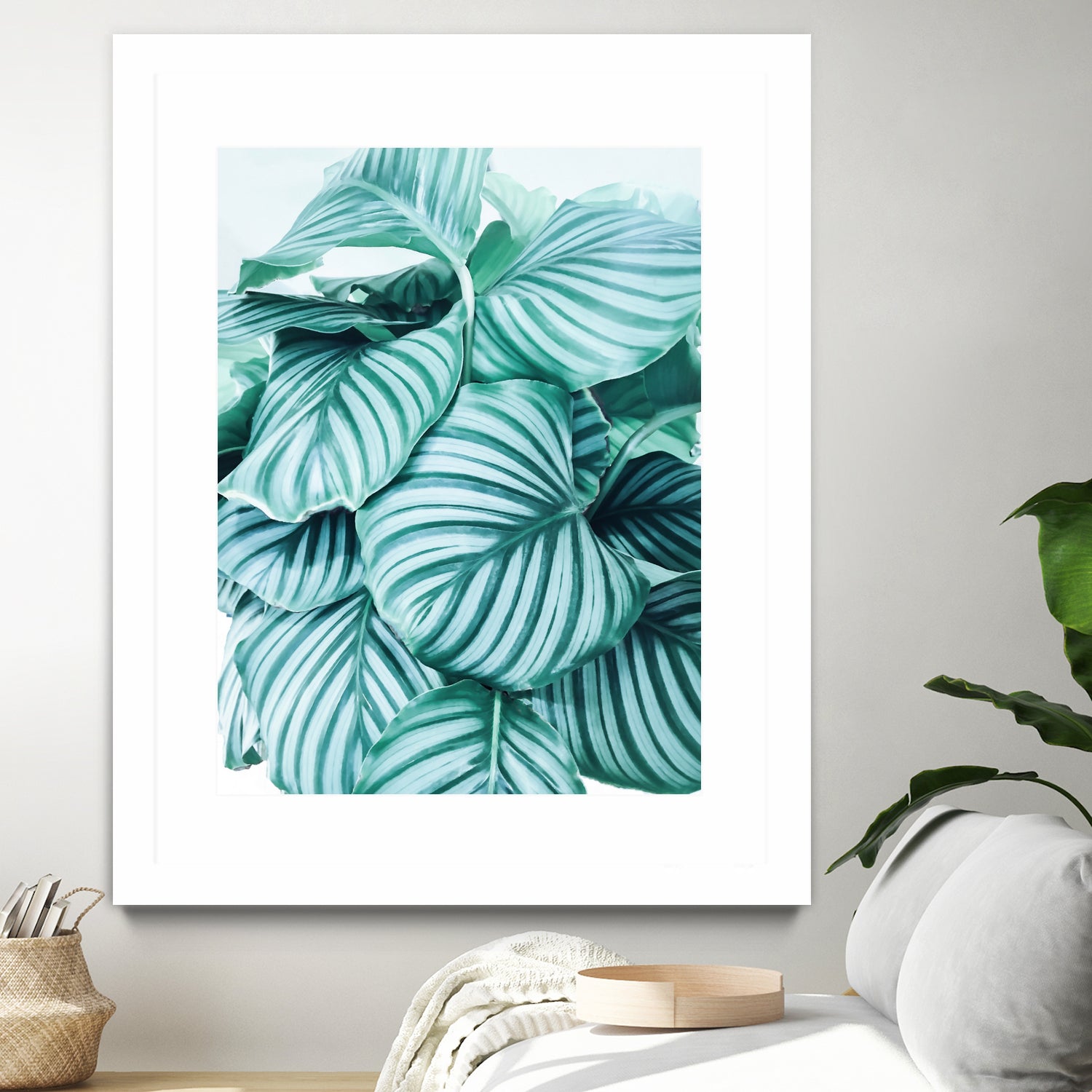 Long embrace - teal green by Gale Switzer on GIANT ART - green photo manipulation