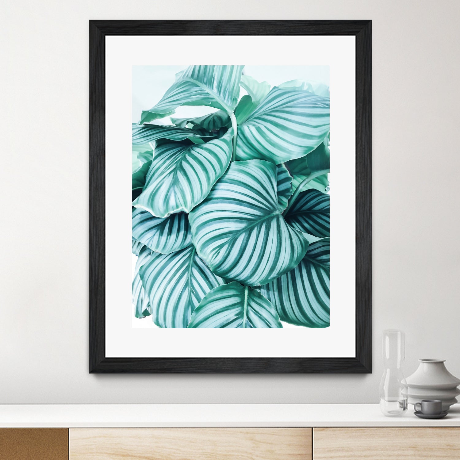 Long embrace - teal green by Gale Switzer on GIANT ART - green photo manipulation