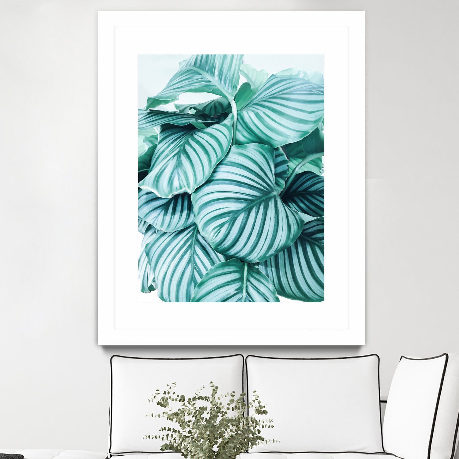 Long embrace - teal green by Gale Switzer on GIANT ART - green photo manipulation