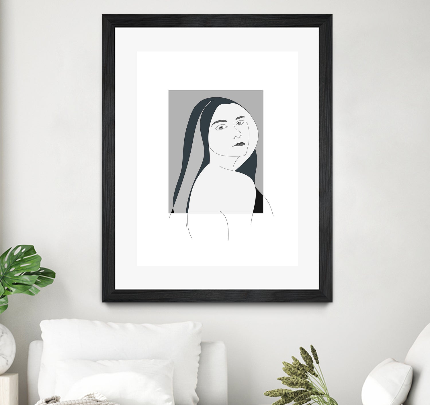 Monochrome Eve by Iri Kirova on GIANT ART - gray character design