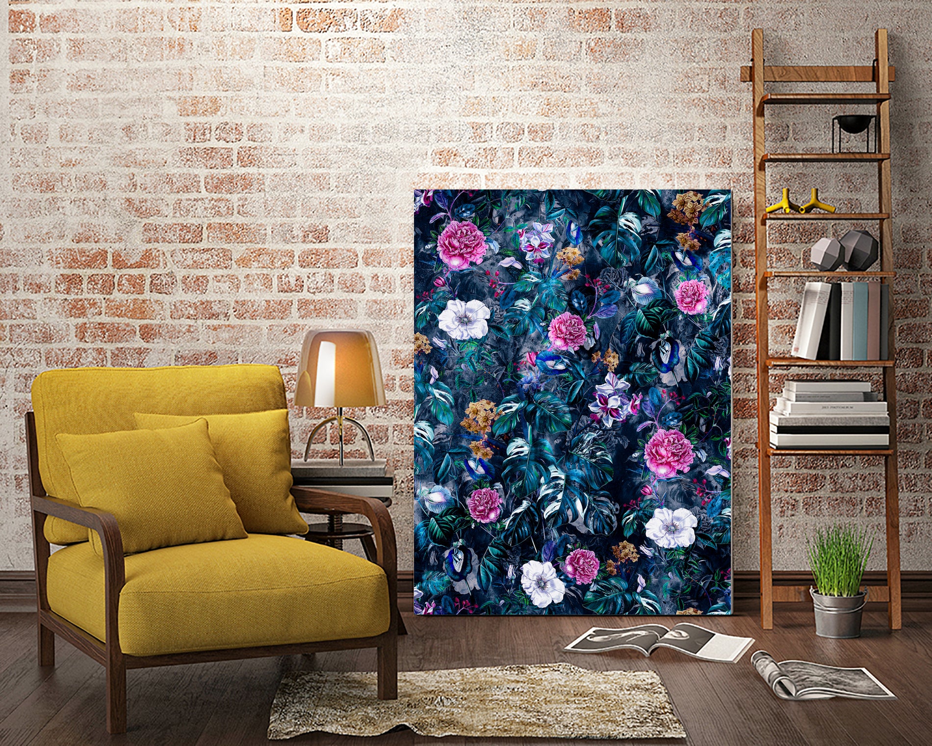 Tropical Paradise by RIZA PEKER on GIANT ART - blue digital painting