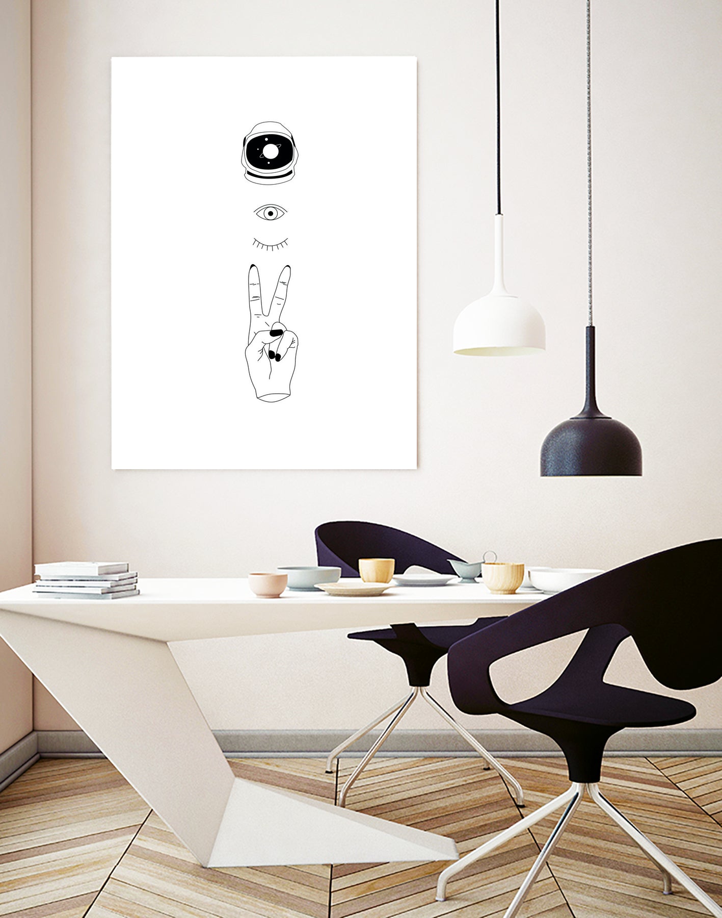 I need space by Ruth Crone Foster on GIANT ART - white digital drawing