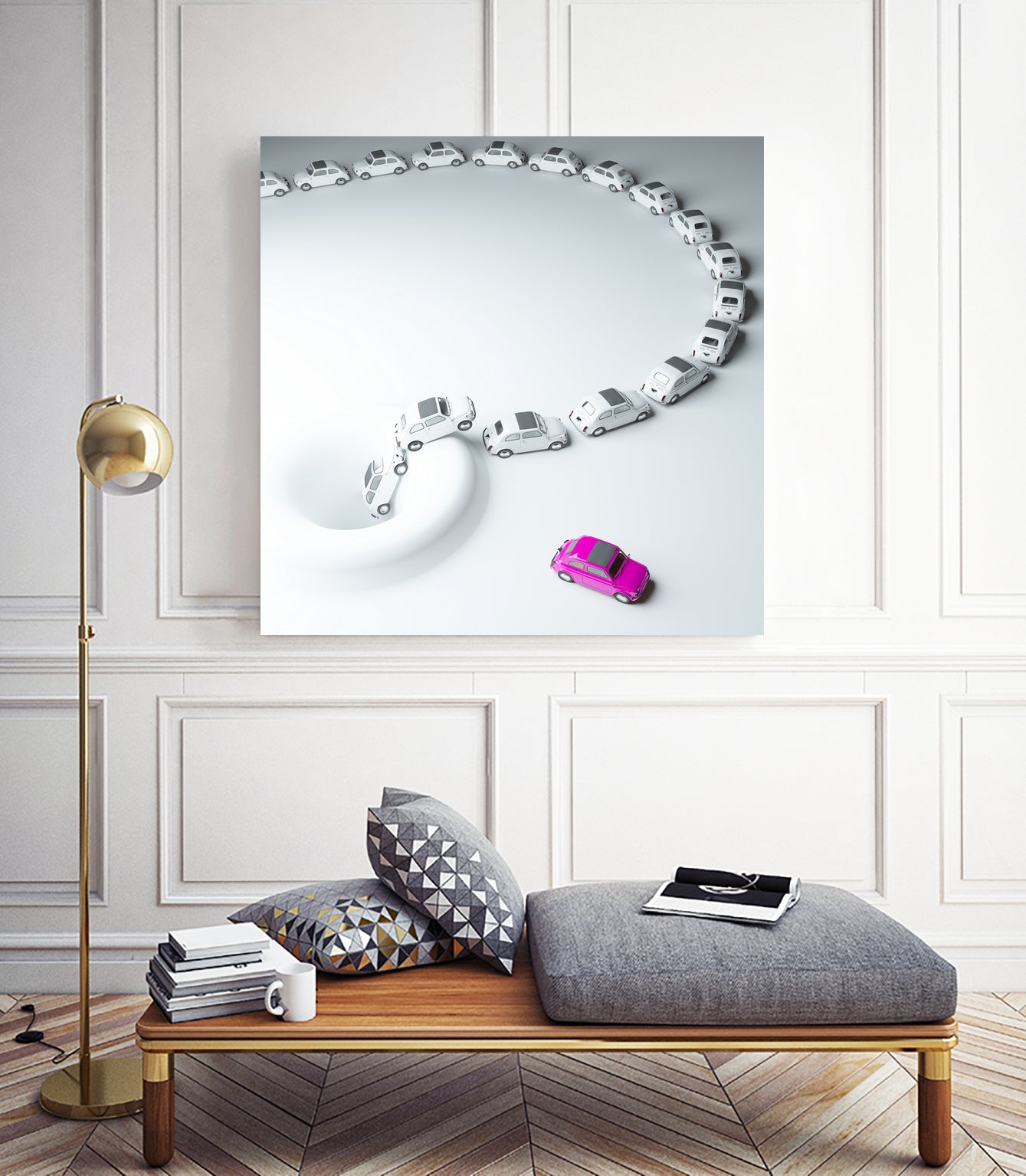 Alone is better! by caterina theoharidou on GIANT ART - white 3d art