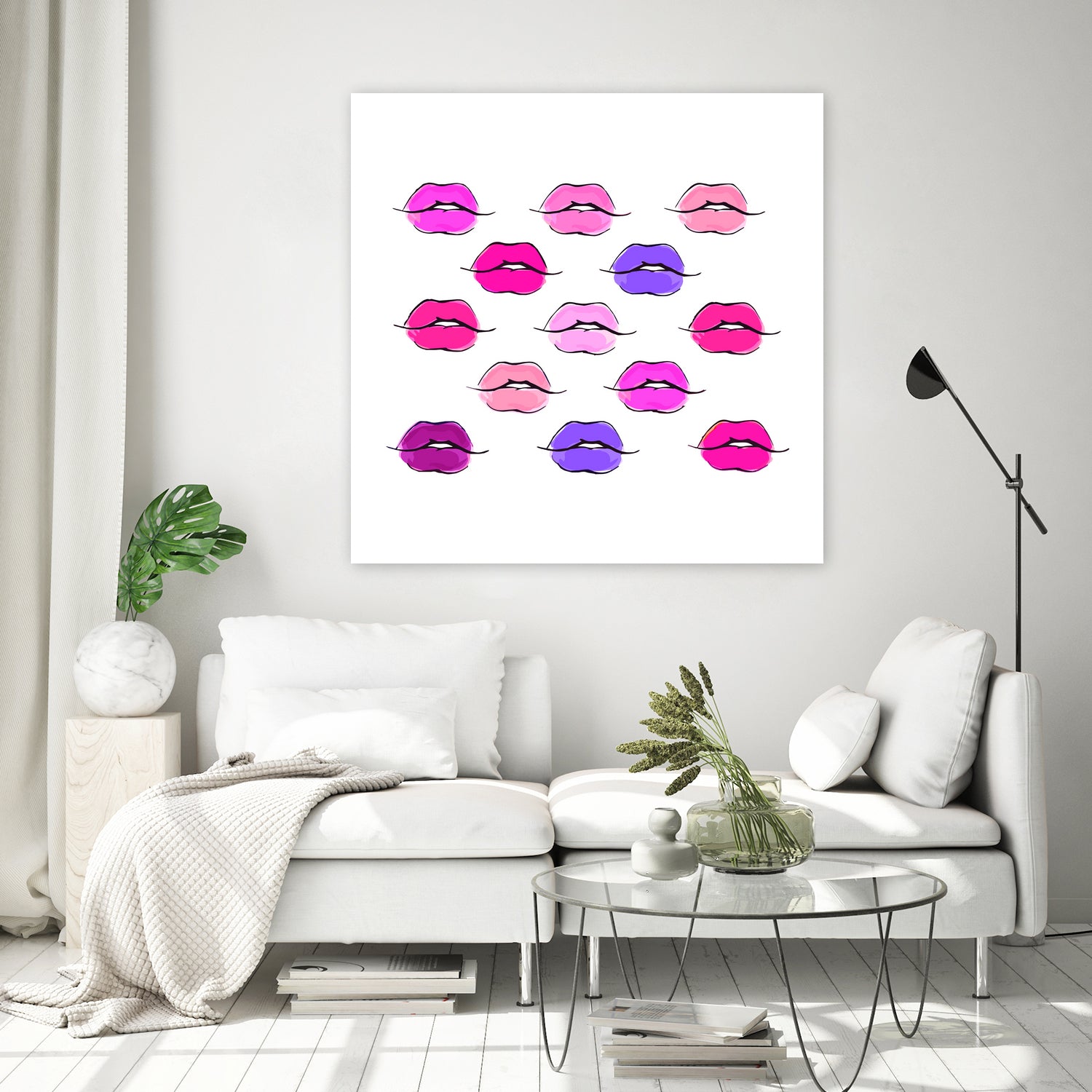 Shades of Pink by Jessica Velasquez on GIANT ART - white digital drawing