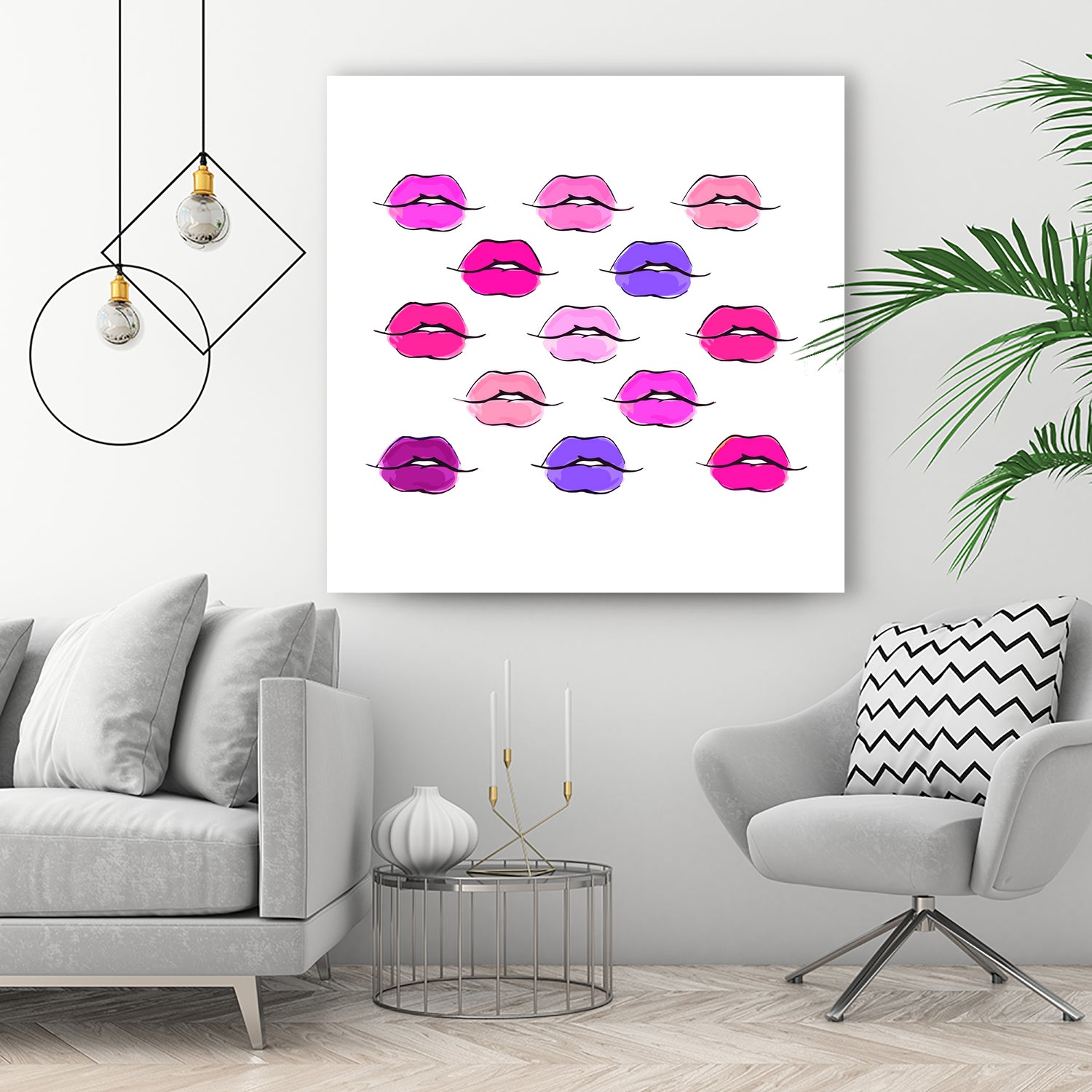 Shades of Pink by Jessica Velasquez on GIANT ART - white digital drawing