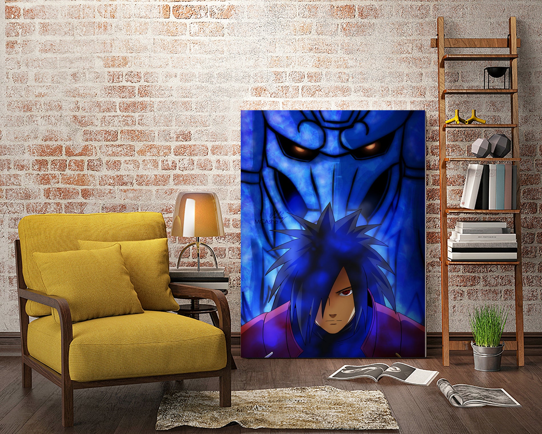 susanoo madara by MCAshe 24 on GIANT ART - blue character design