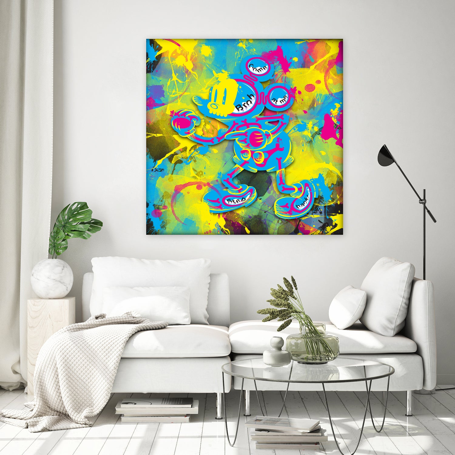 Dipopai - Bring the fight - Yellow by Neo Dhlamini on GIANT ART - yellow digital painting