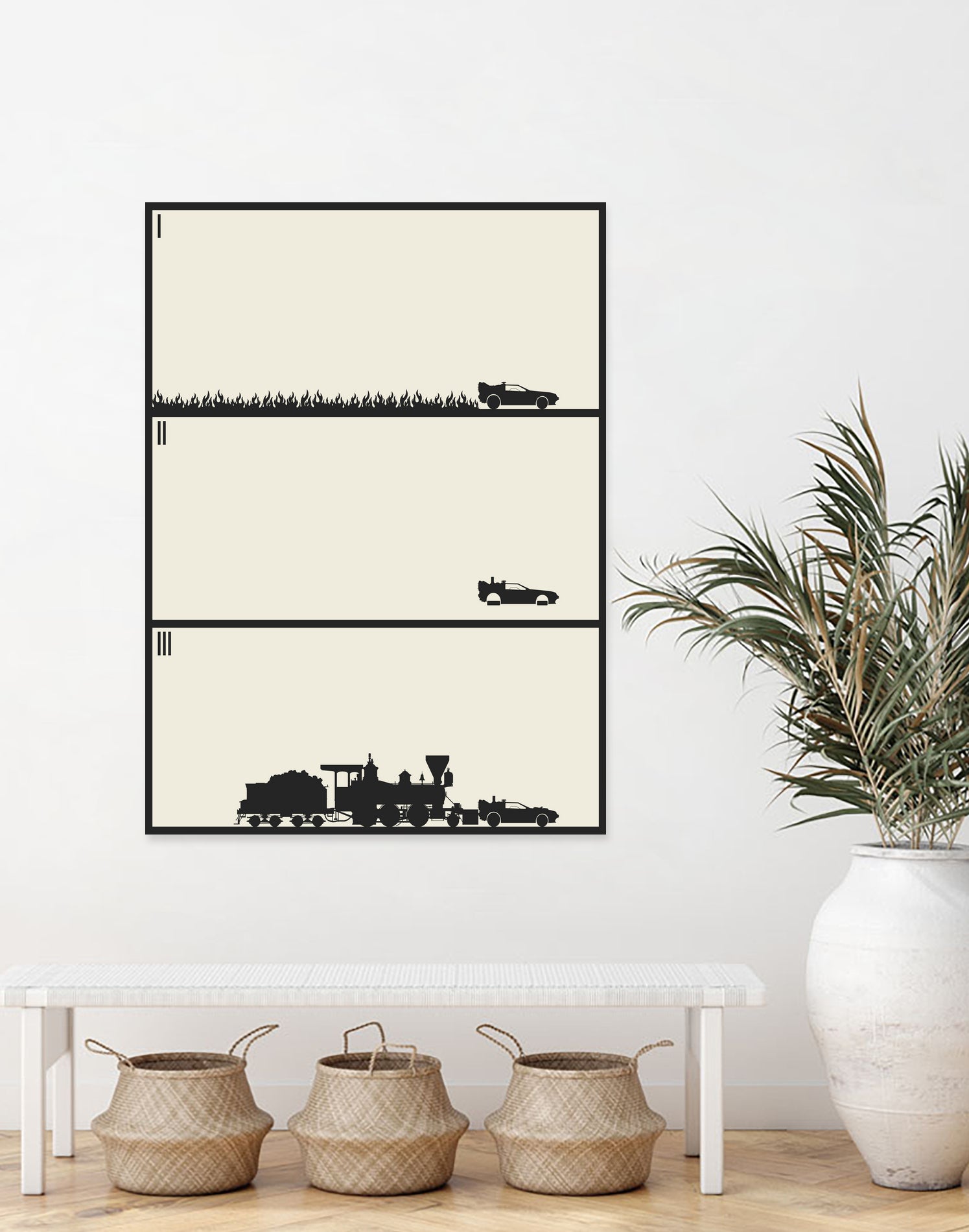 Back to the Future Trilogy - Beige by Finlay McNevin on GIANT ART - black digital drawing