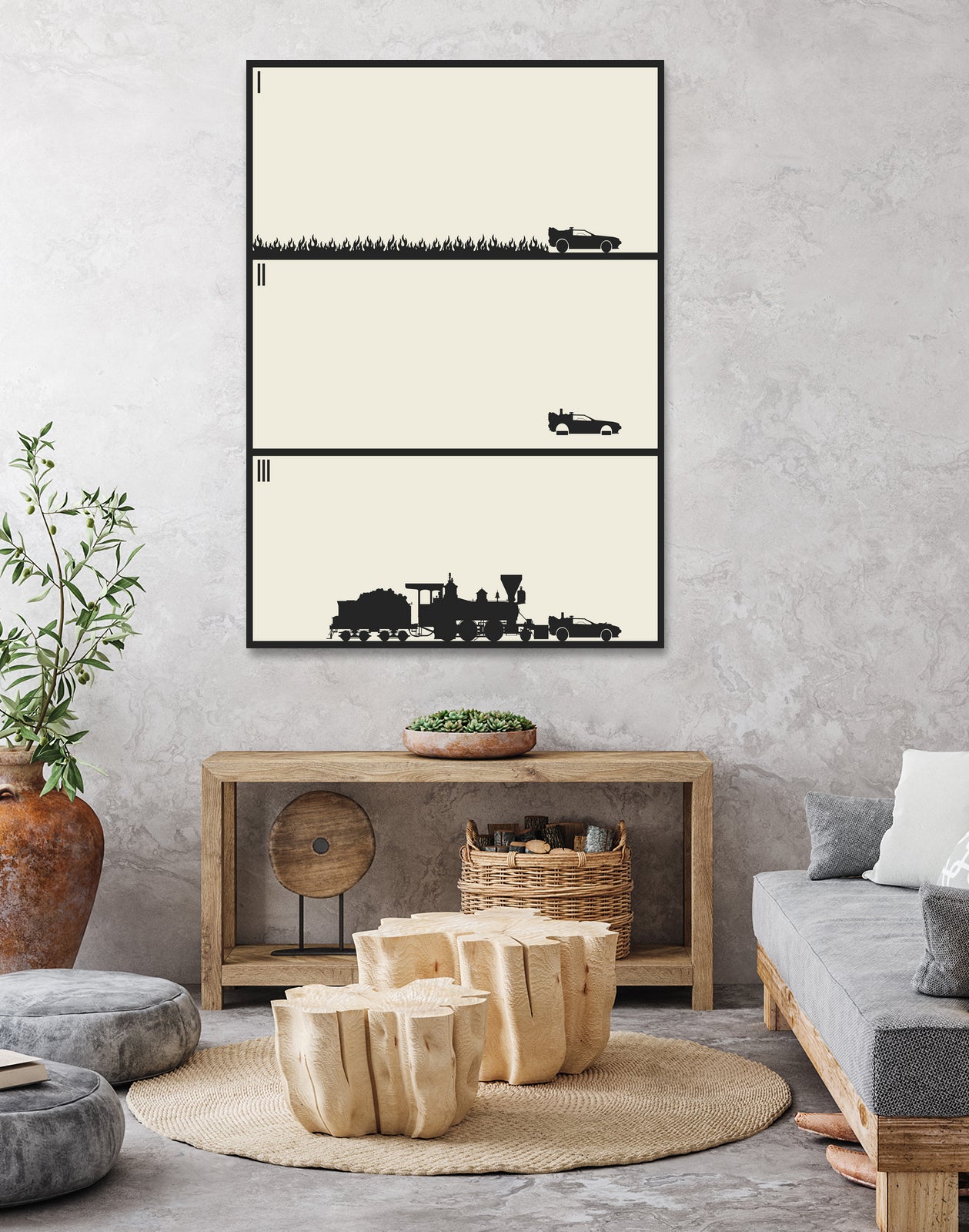 Back to the Future Trilogy - Beige by Finlay McNevin on GIANT ART - black digital drawing