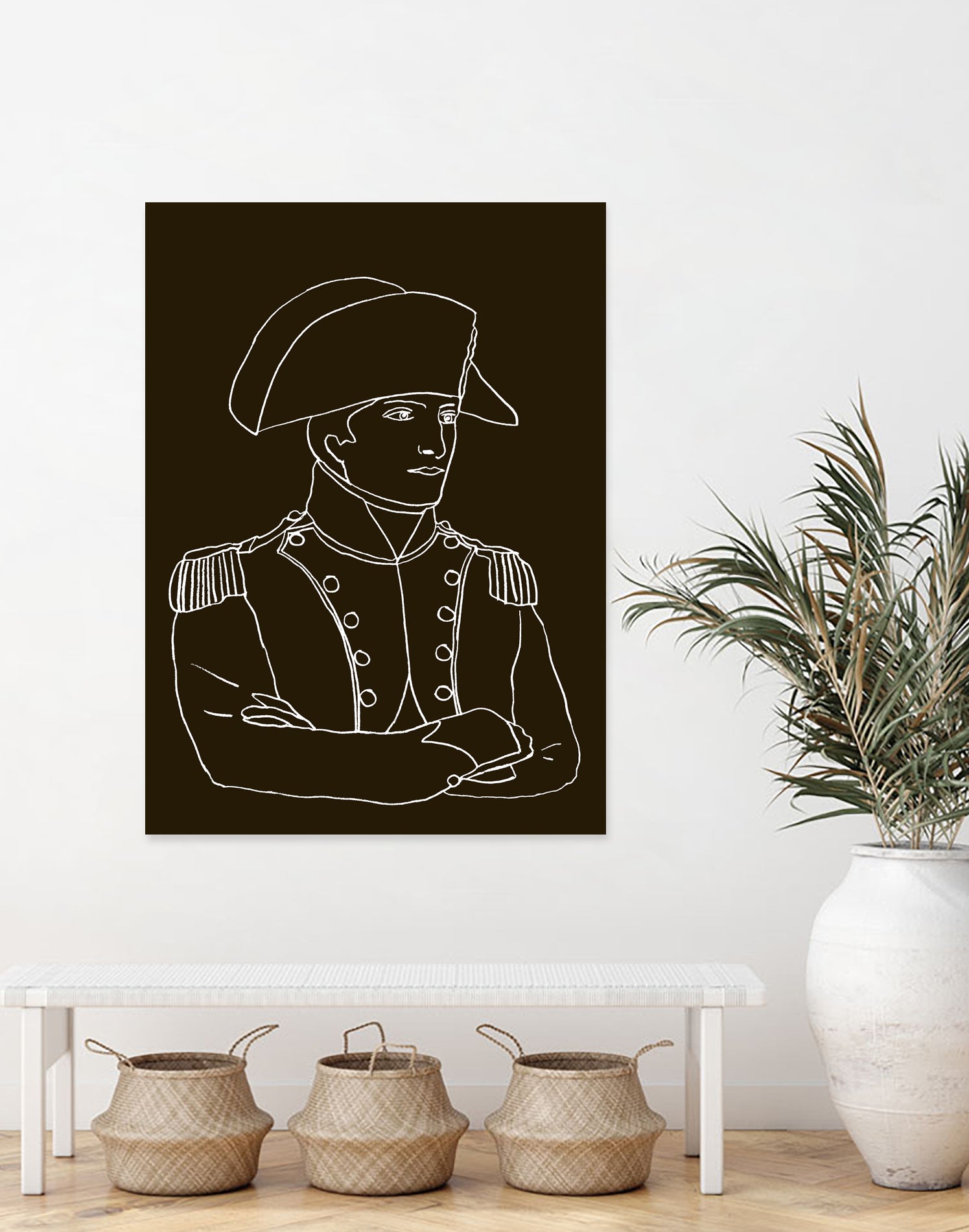NAPOLEON WHITE LINES by Thomas Fernez on GIANT ART - black digital drawing