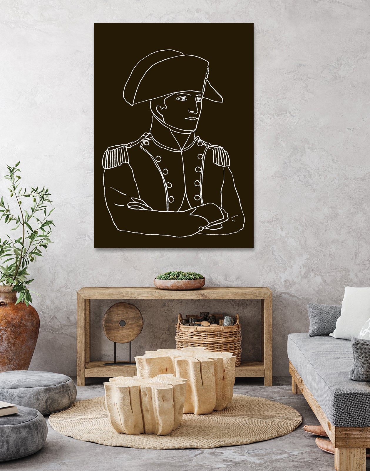 NAPOLEON WHITE LINES by Thomas Fernez on GIANT ART - black digital drawing