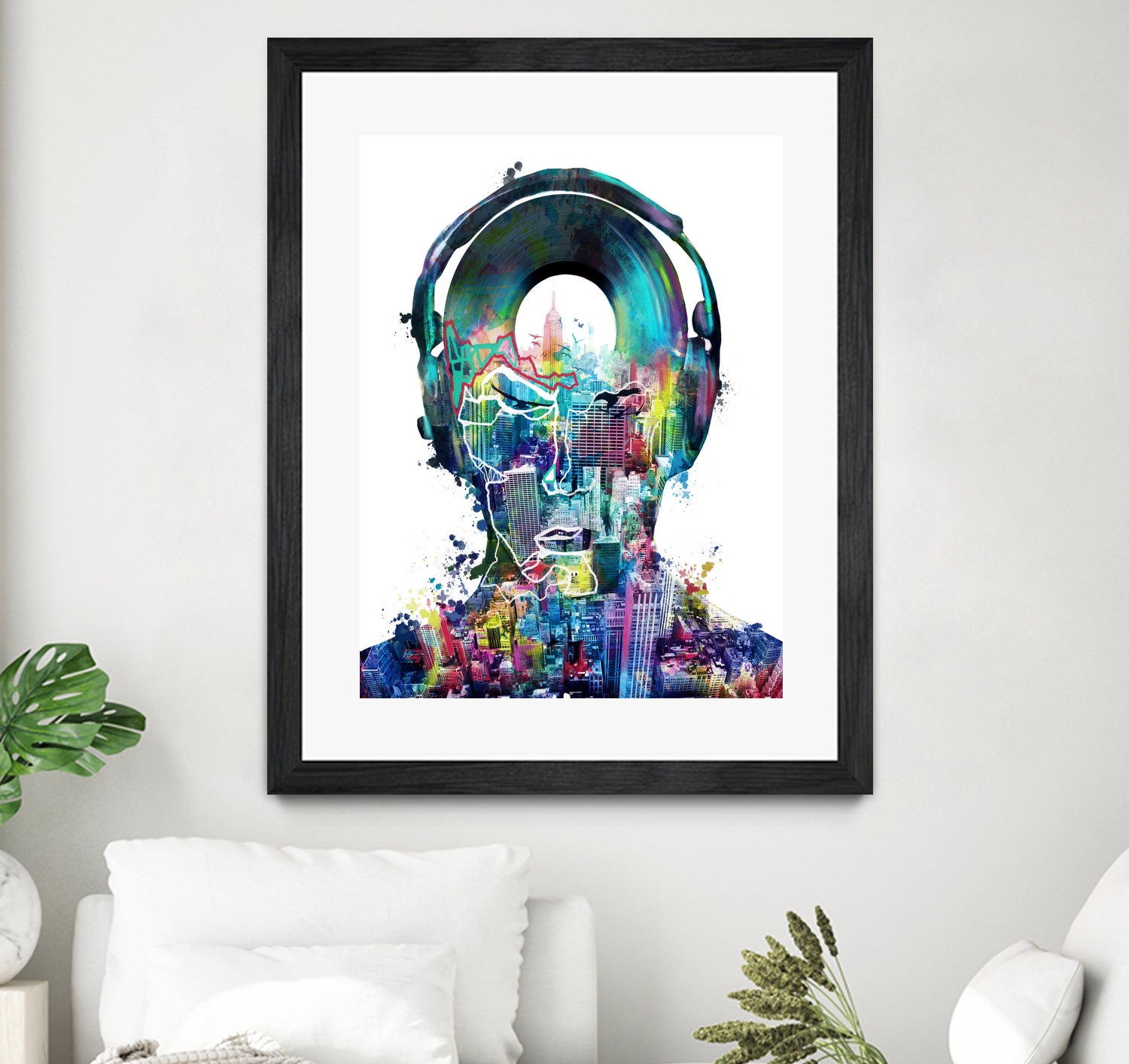 new york city sound colorful by Bekim Mehovic on GIANT ART - white digital painting
