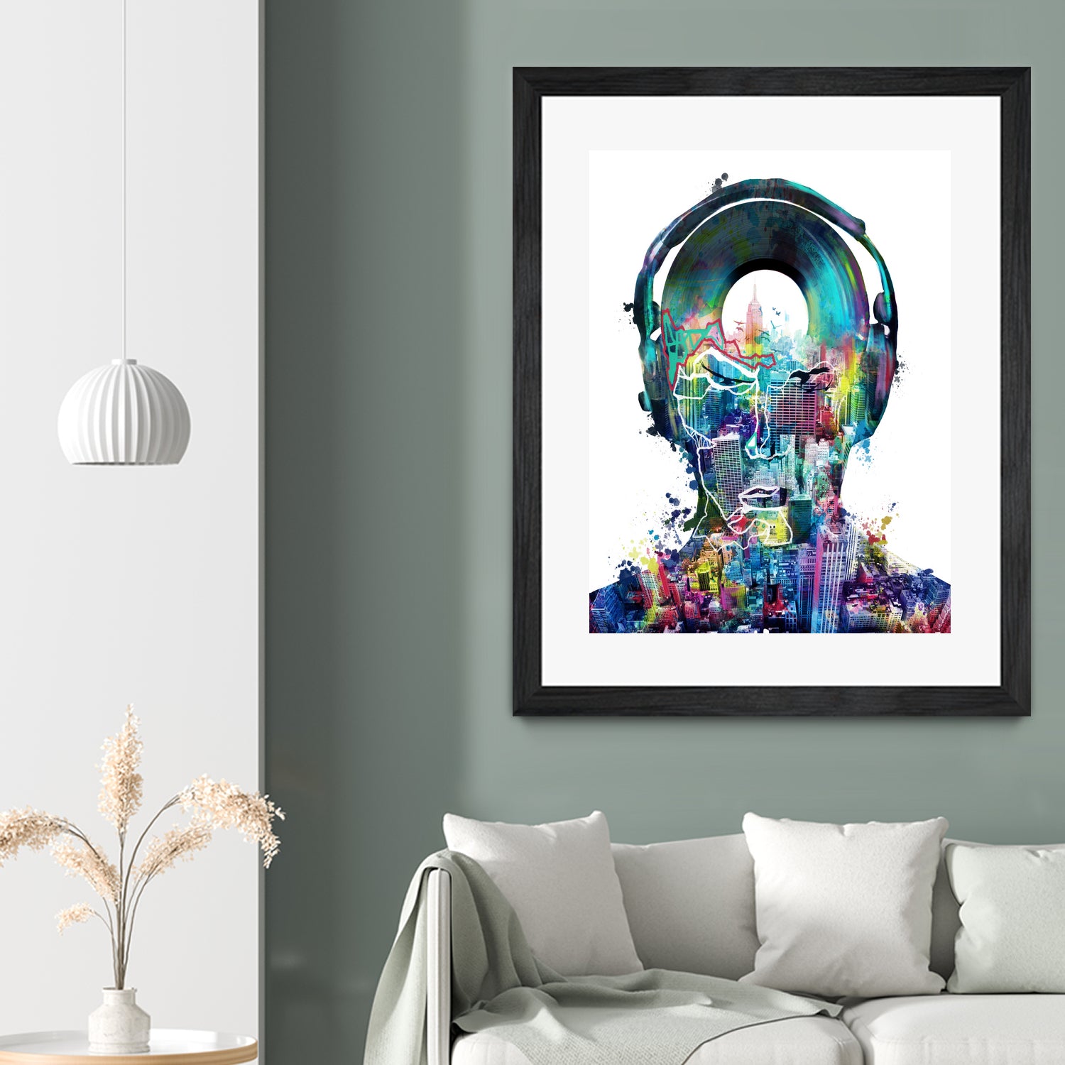 new york city sound colorful by Bekim Mehovic on GIANT ART - white digital painting