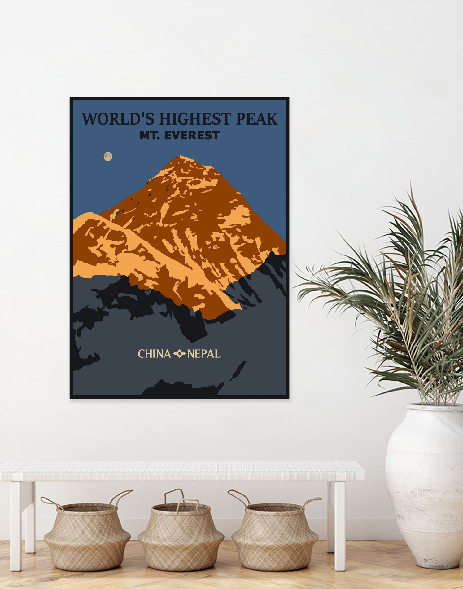 Everest by Sean Womack on GIANT ART - blue digital drawing