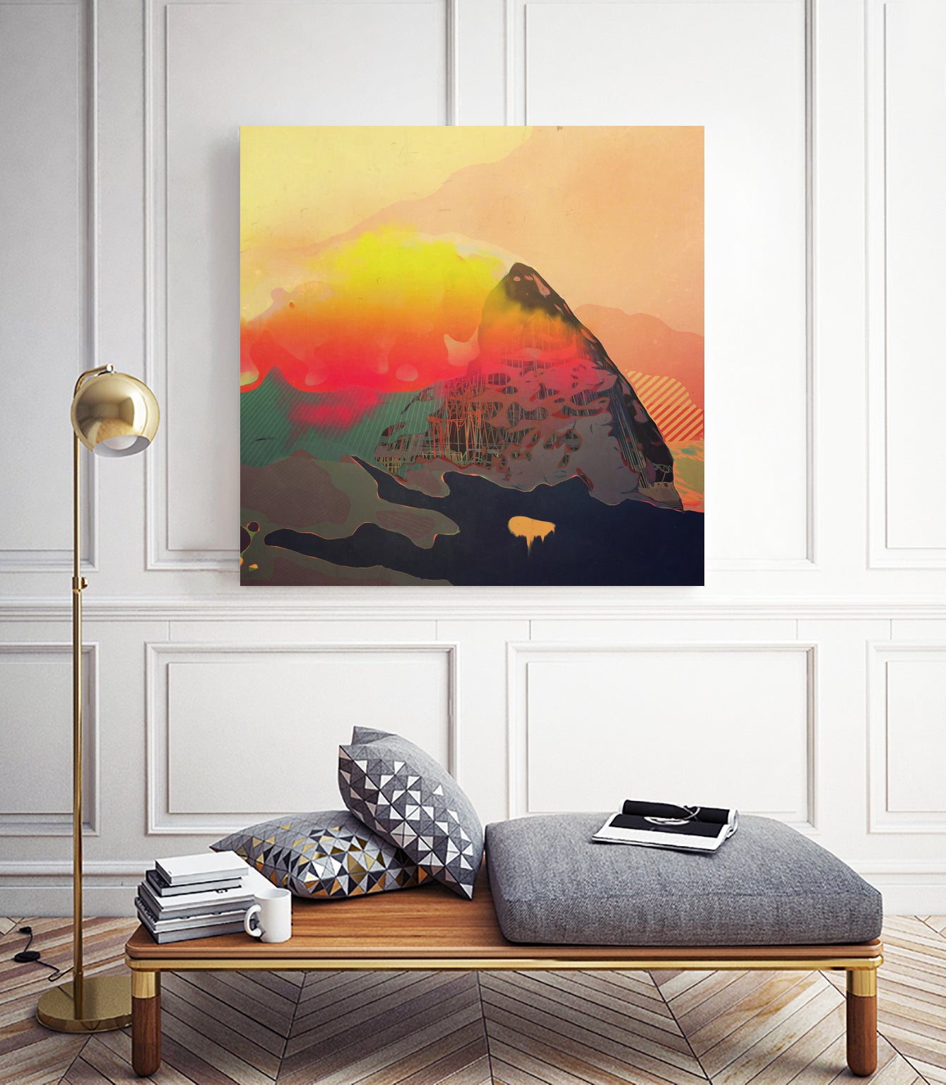 Take Me Out Of Myself by Jamison Gish on GIANT ART - pink digital painting