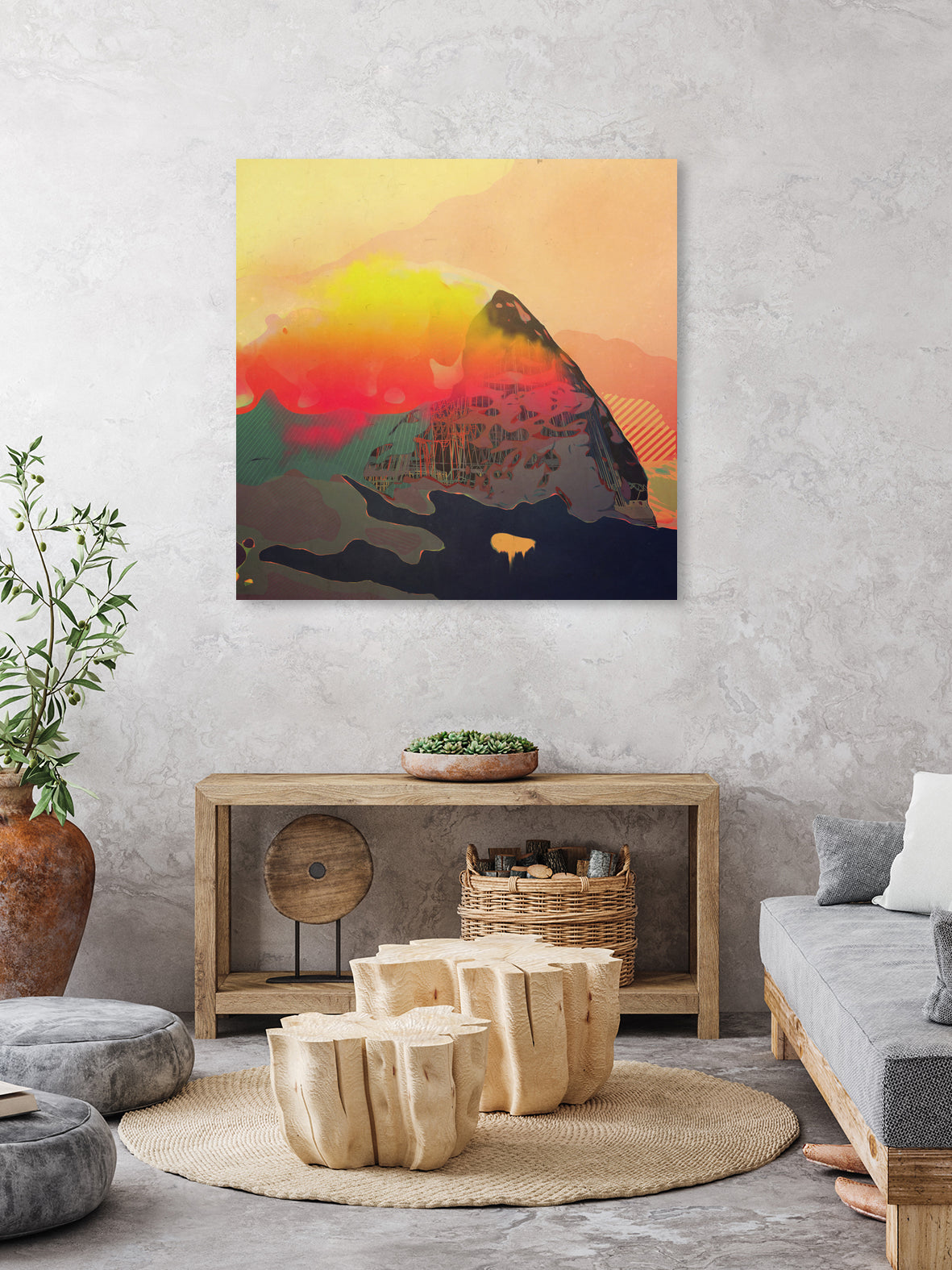 Take Me Out Of Myself by Jamison Gish on GIANT ART - pink digital painting