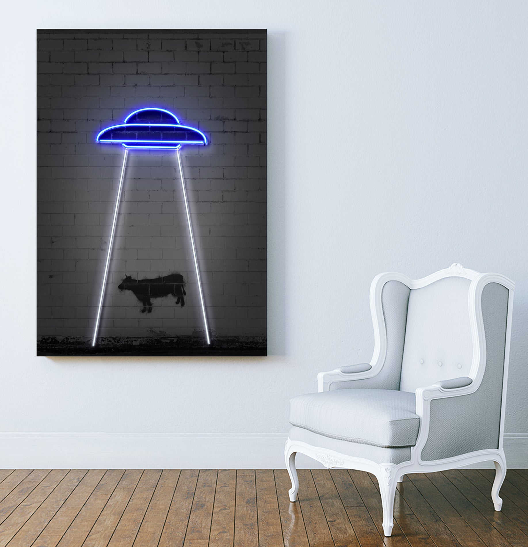 UFO by Octavian Mihai Mielu on GIANT ART - blue digital drawing