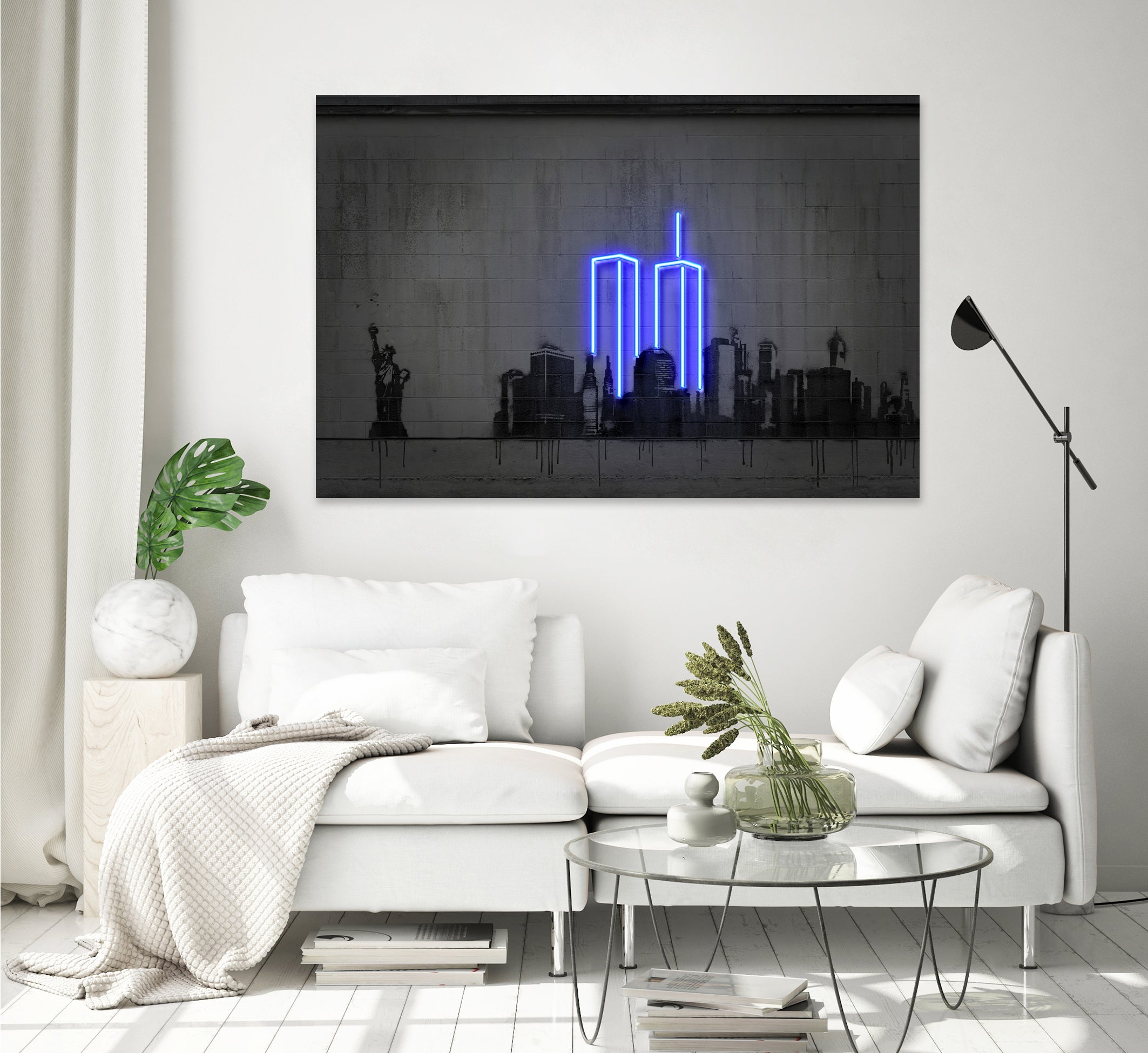 New York by Octavian Mihai Mielu on GIANT ART - blue digital drawing