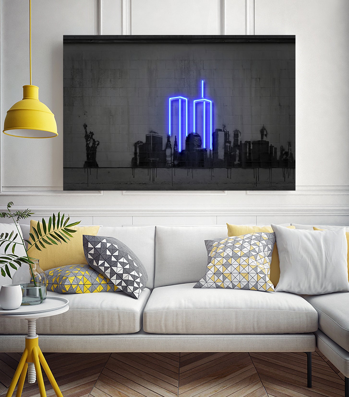 New York by Octavian Mihai Mielu on GIANT ART - blue digital drawing