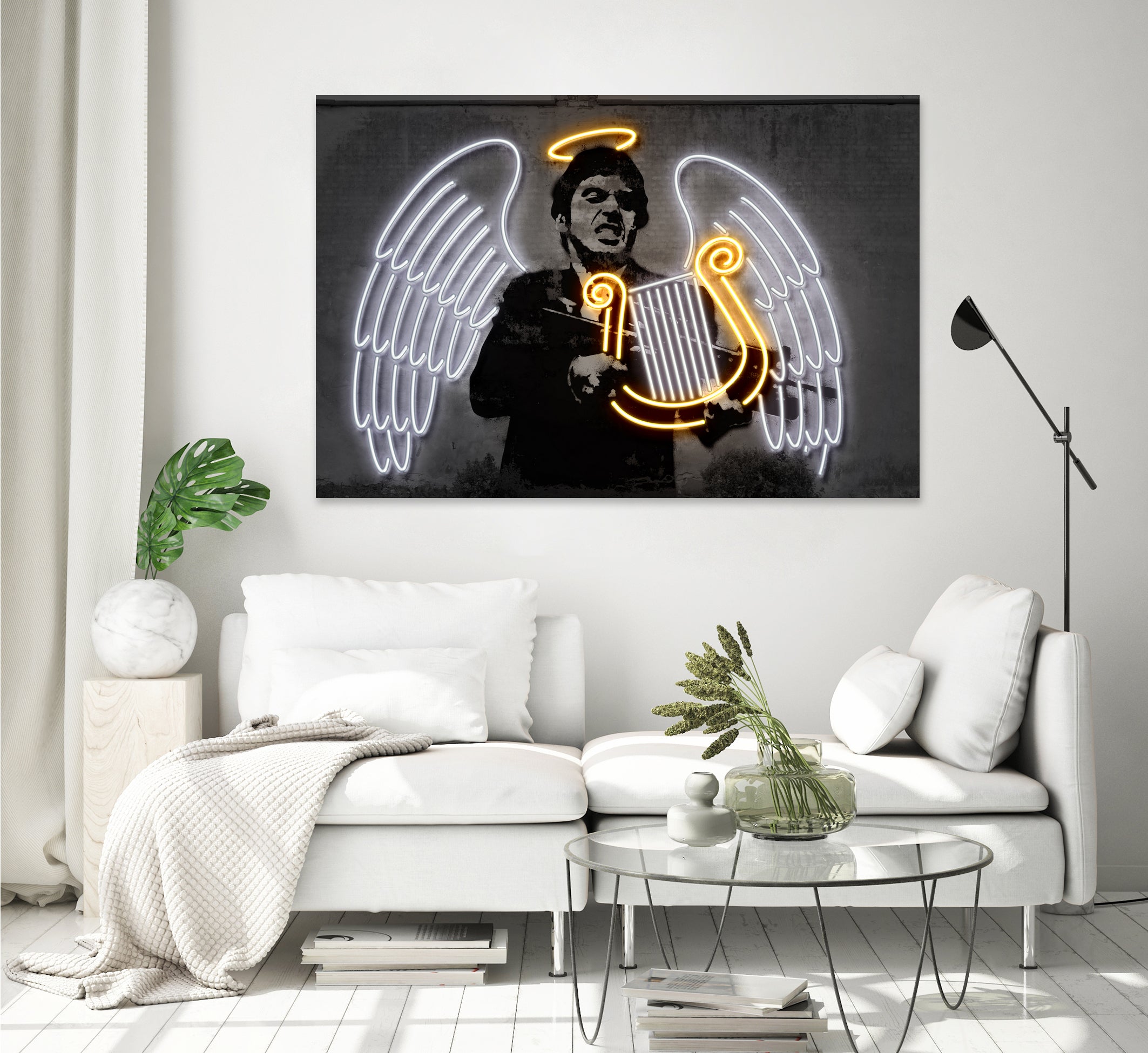 Fallen Angel by Octavian Mihai Mielu on GIANT ART - yellow digital drawing