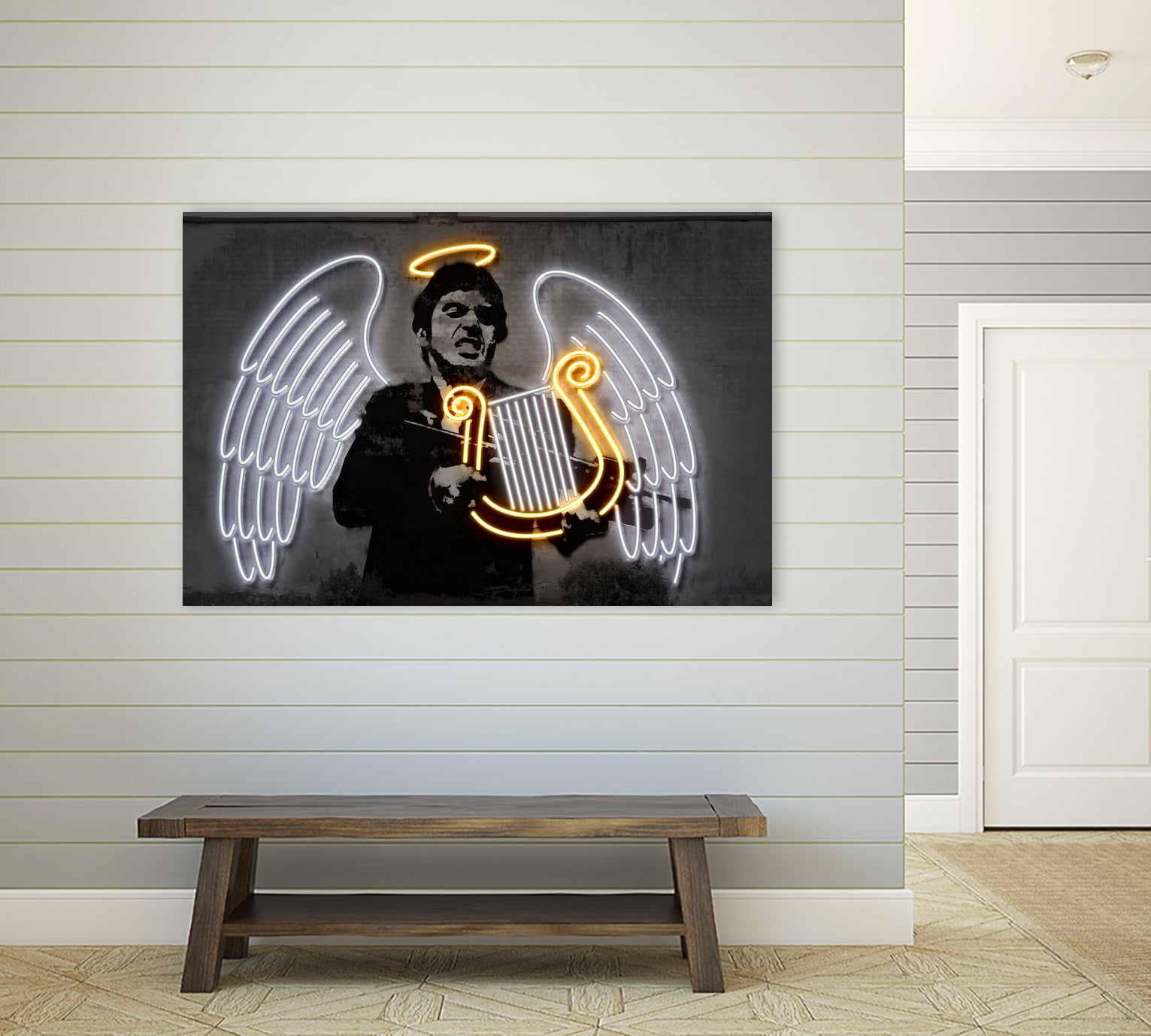 Fallen Angel by Octavian Mihai Mielu on GIANT ART - yellow digital drawing