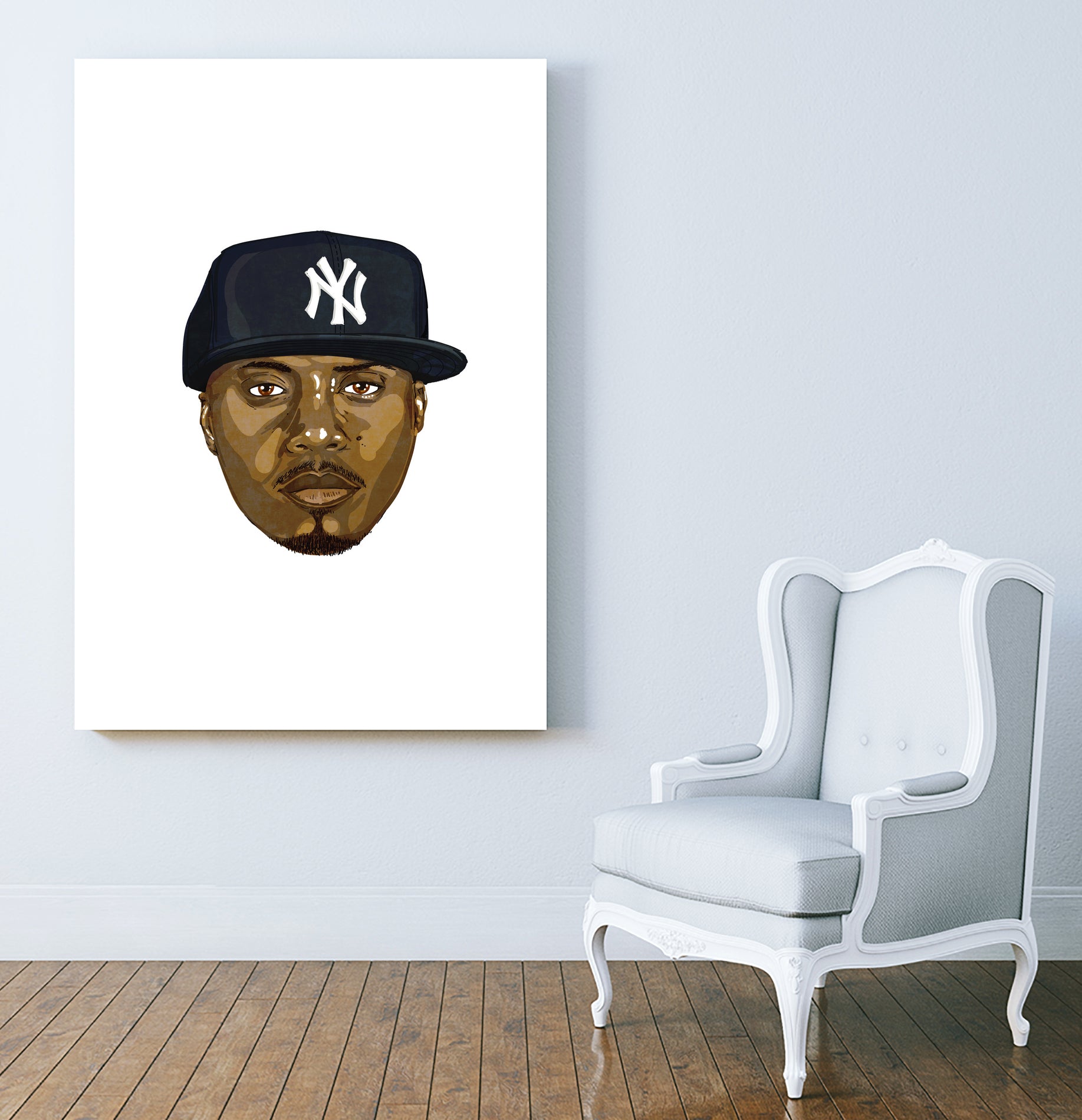 Nas by Delano Limoen on GIANT ART - brown vector illustration