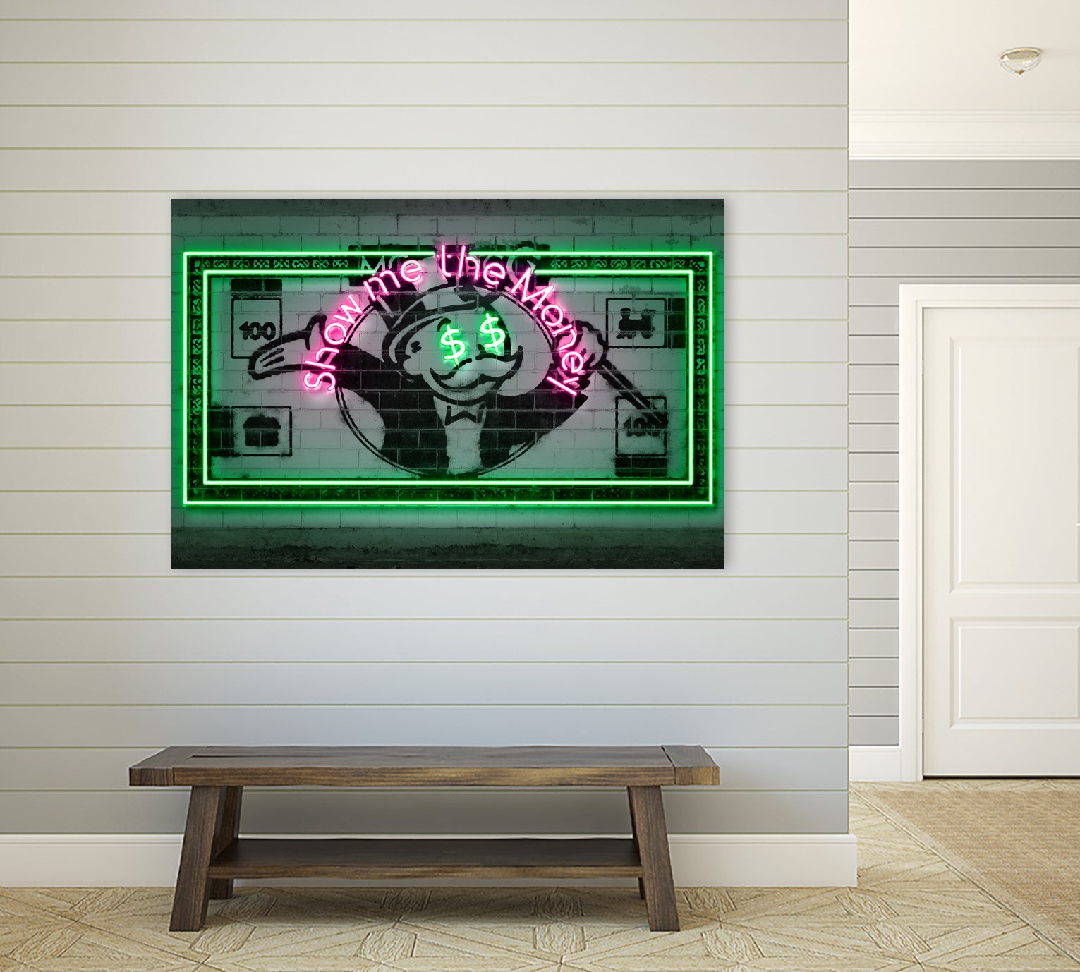 Show me the money by Octavian Mihai Mielu on GIANT ART - green digital drawing