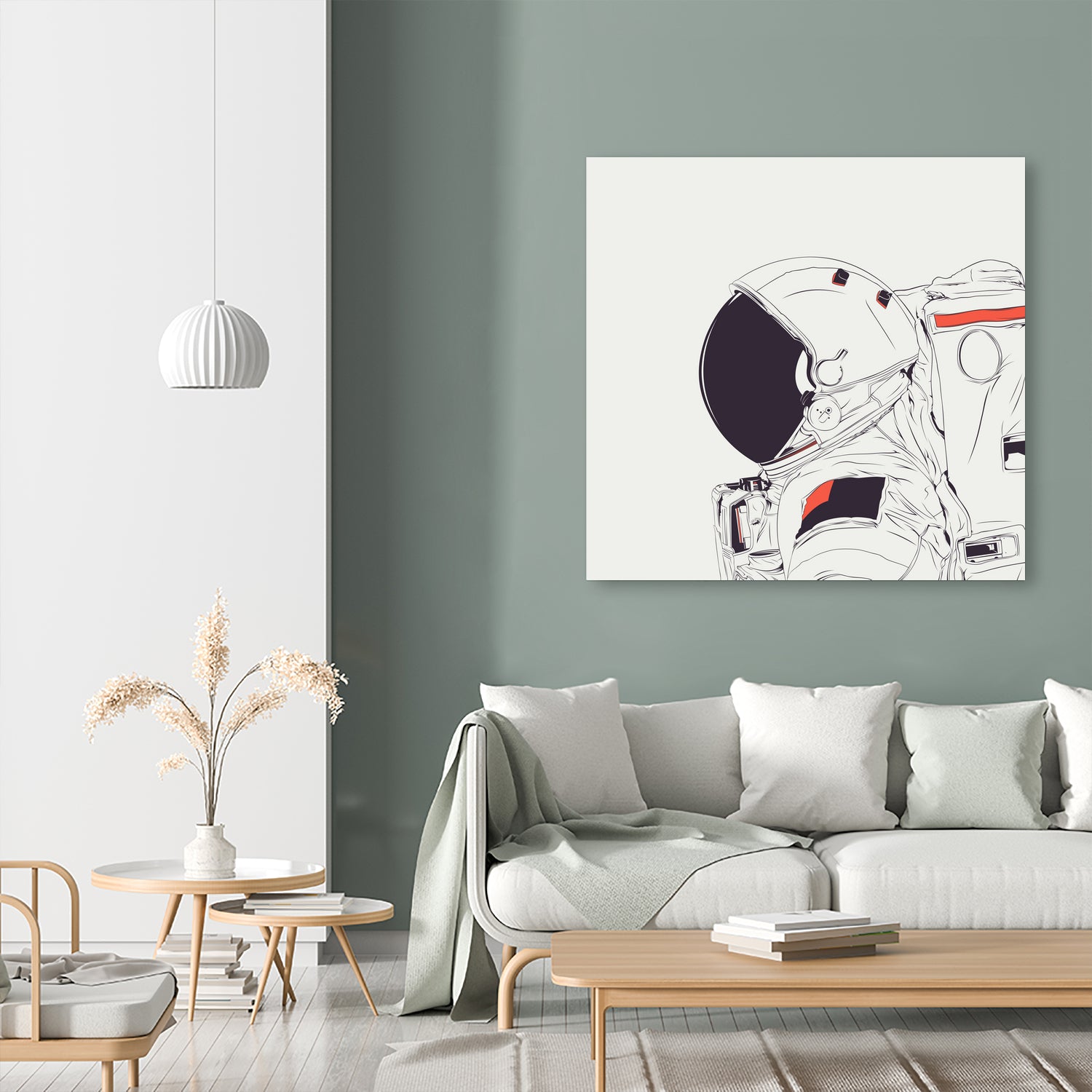 God Is An Astronaut by Alejandro Garcia on GIANT ART - white photo illustration