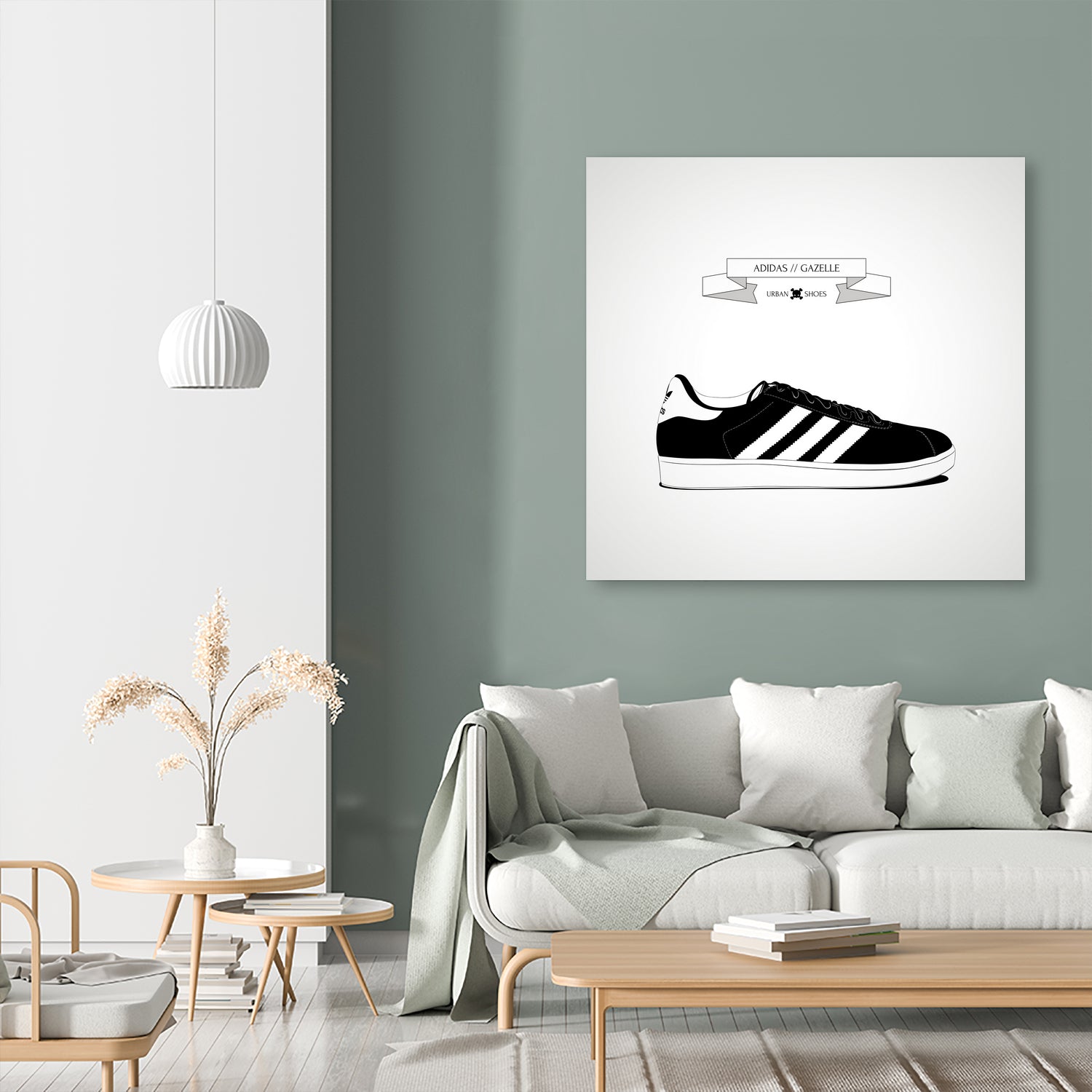 Urban Shoes / Adidas by Alejandro Garcia on GIANT ART - gray photo illustration