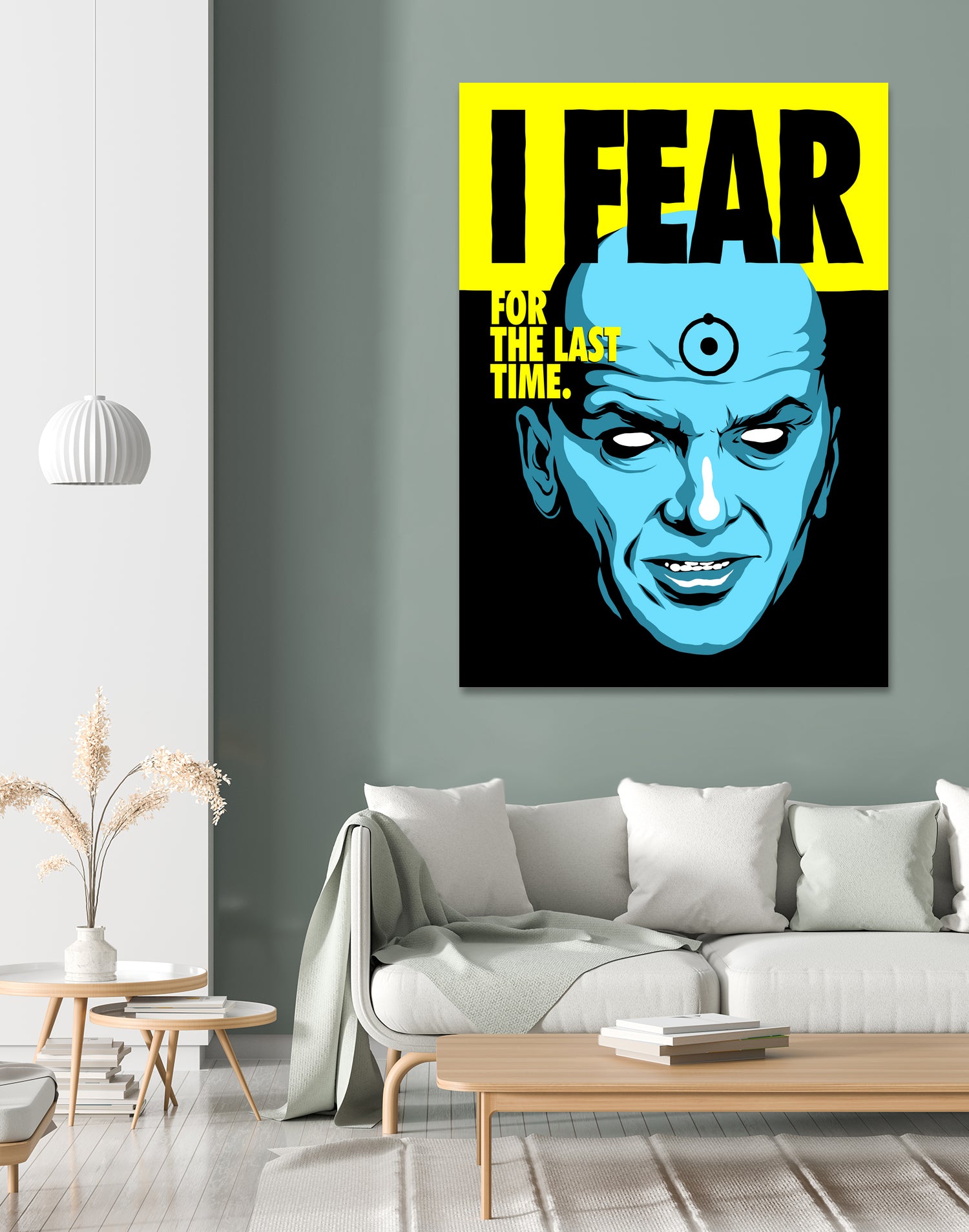 Fear by Bily Mariano da Luz on GIANT ART - blue digital drawing