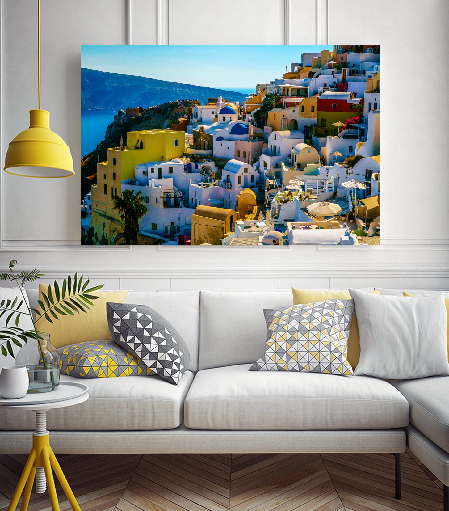 Oia Santorini. by Haris Kavalla on GIANT ART - blue photo manipulation