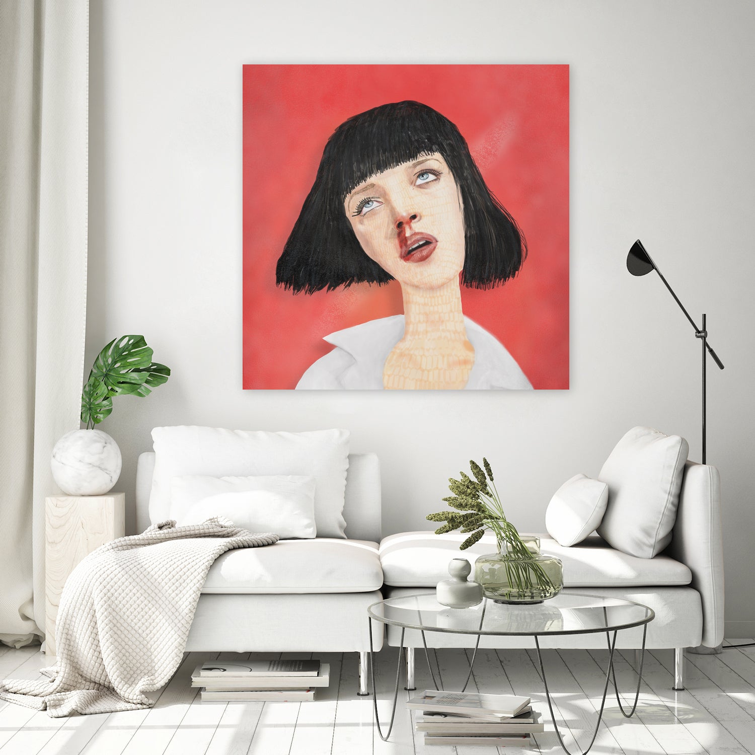 Ms. Wallace by Frida Freud on GIANT ART - red digital painting