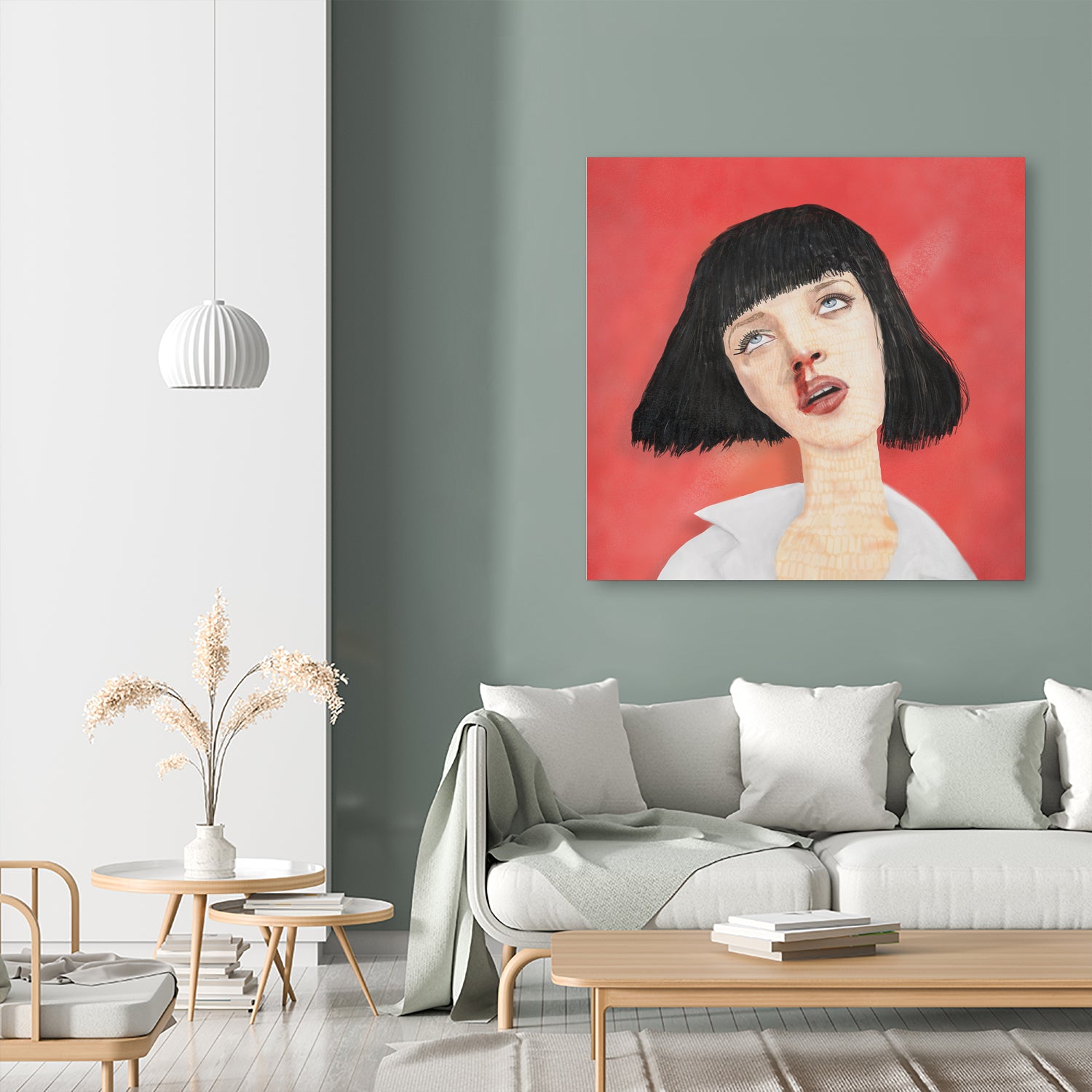 Ms. Wallace by Frida Freud on GIANT ART - red digital painting