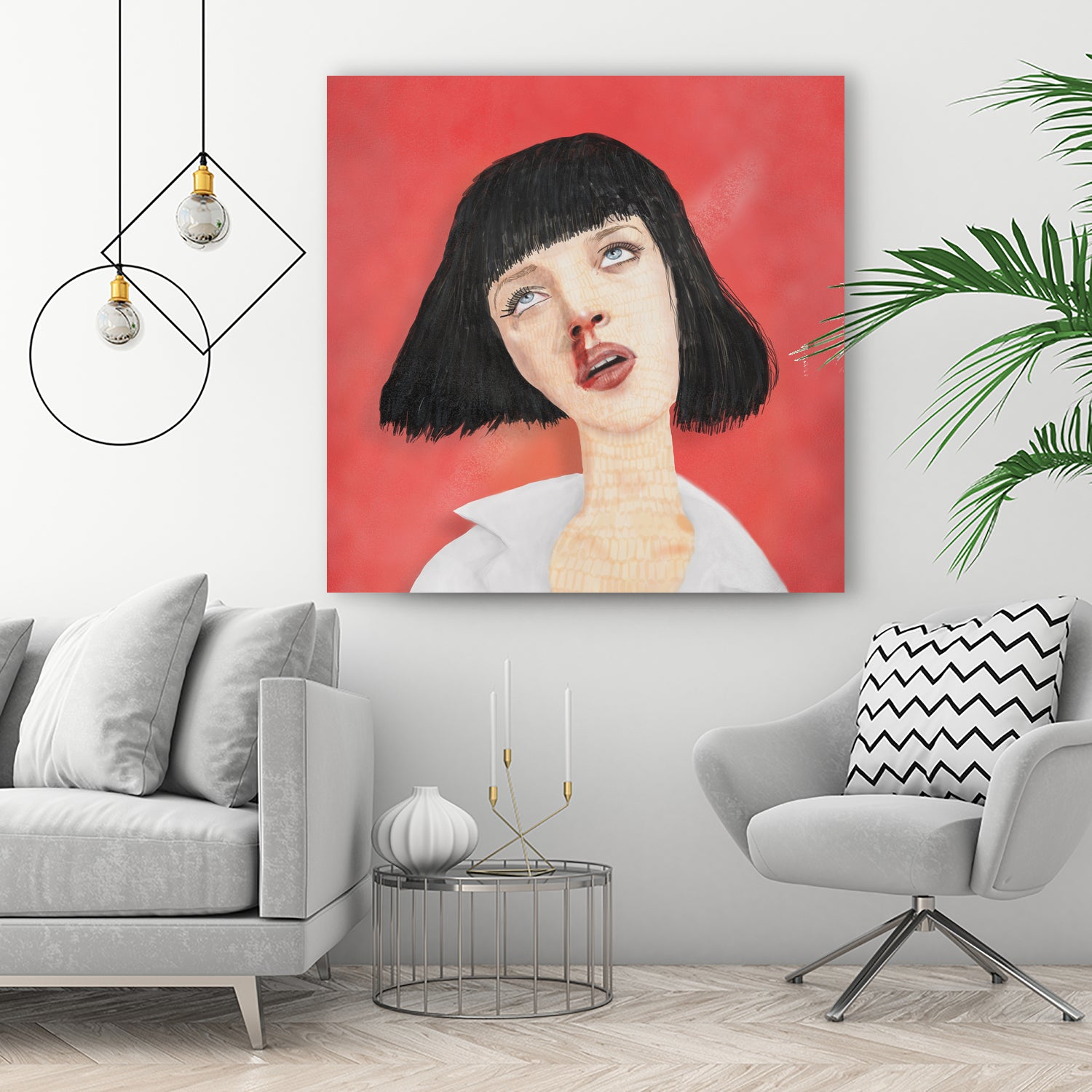 Ms. Wallace by Frida Freud on GIANT ART - red digital painting