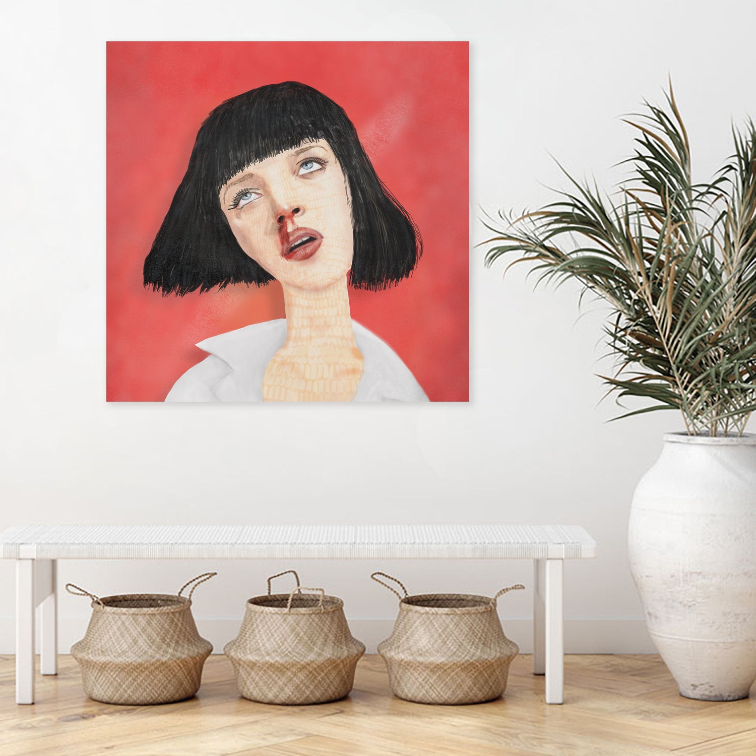 Ms. Wallace by Frida Freud on GIANT ART - red digital painting